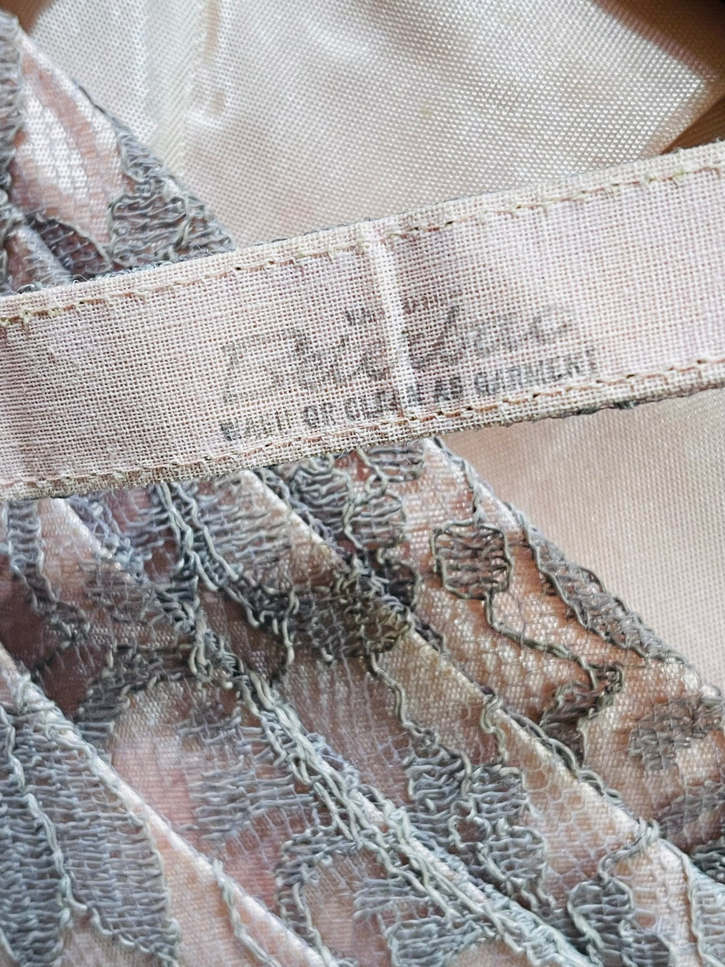 50s Mauve Lace Dress