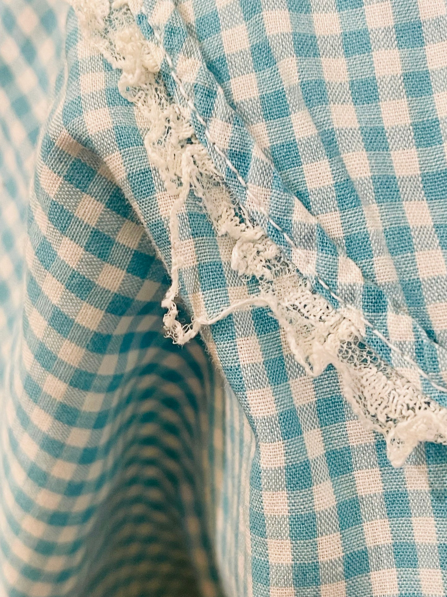 Blue Gingham Day Dress