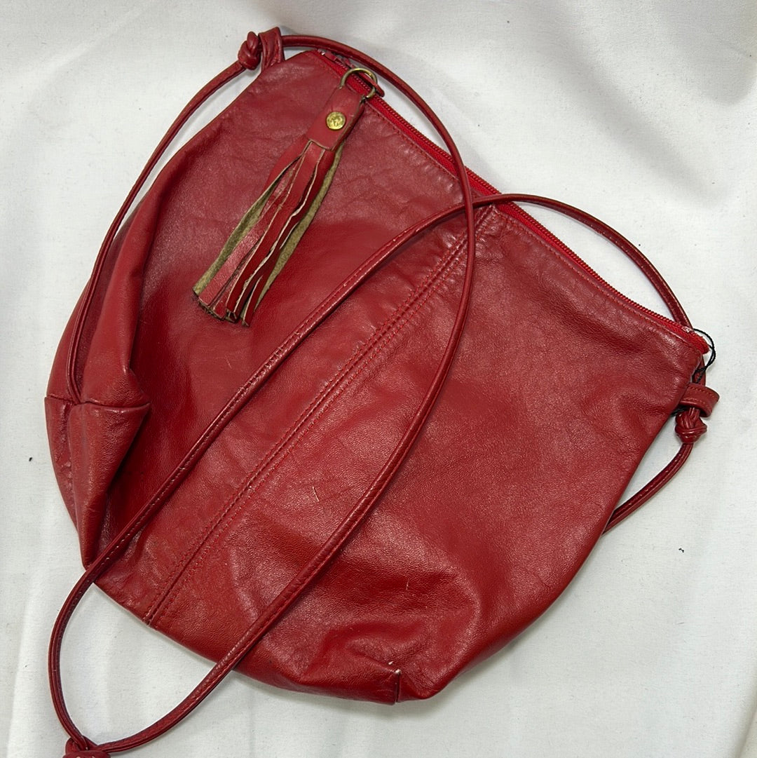 Red Leather Purse