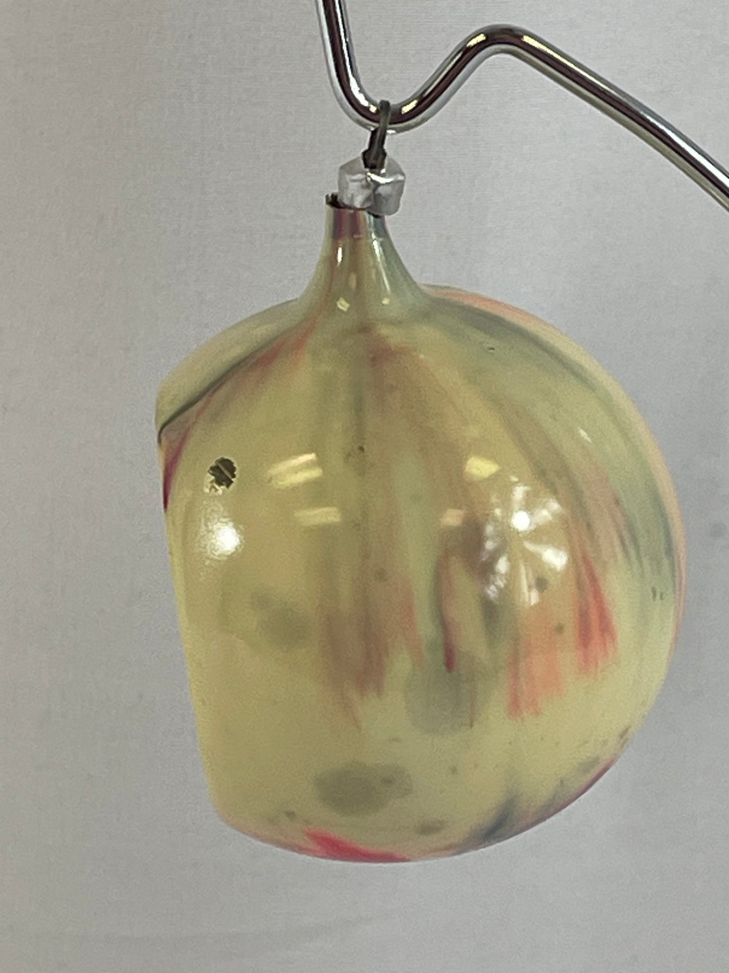 Antique German Indent End Of Day Ornament