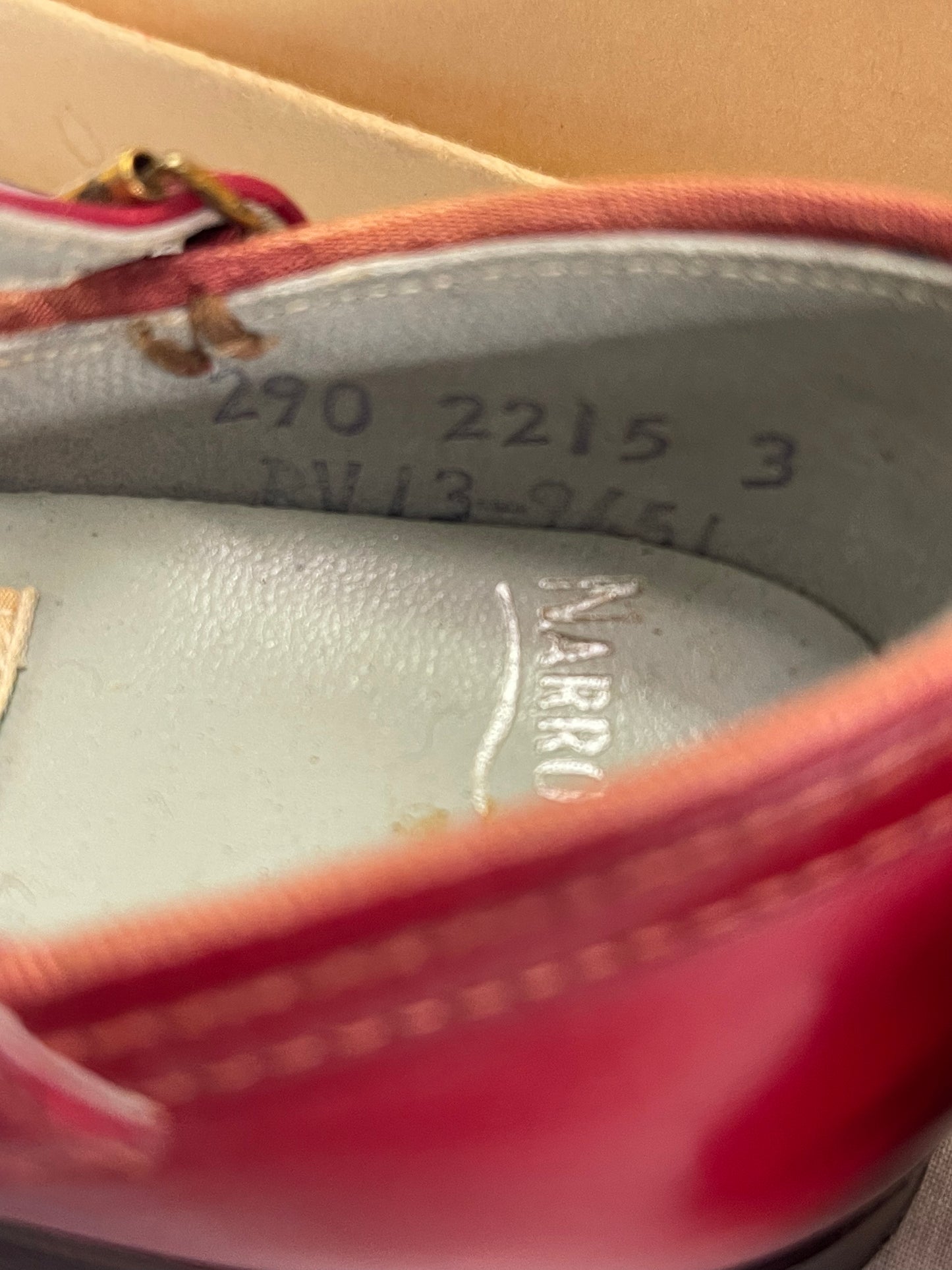 Poll-Parrot Girl’s Red Leather Shoes