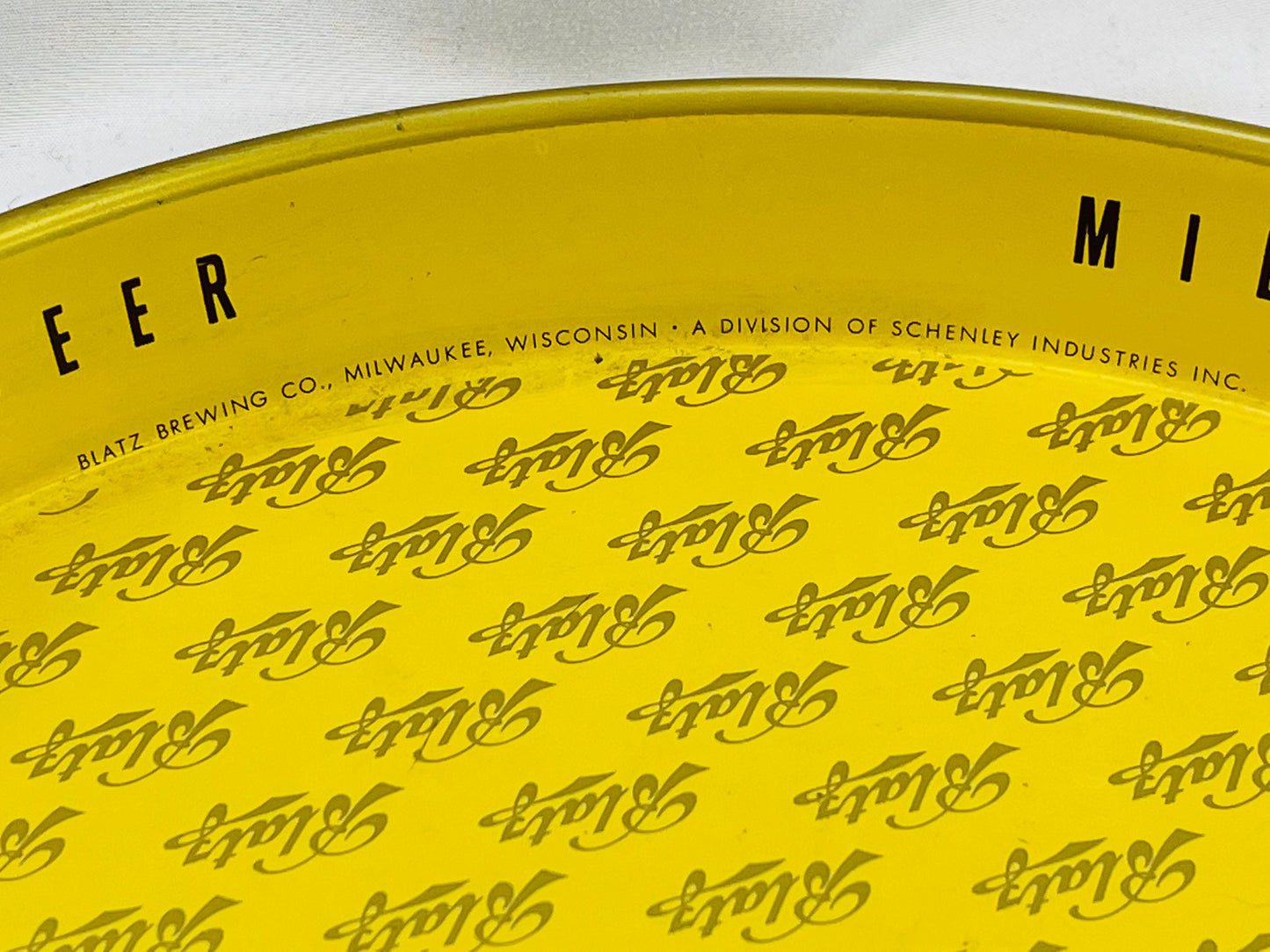 Blatz Beer 12” Metal Tray