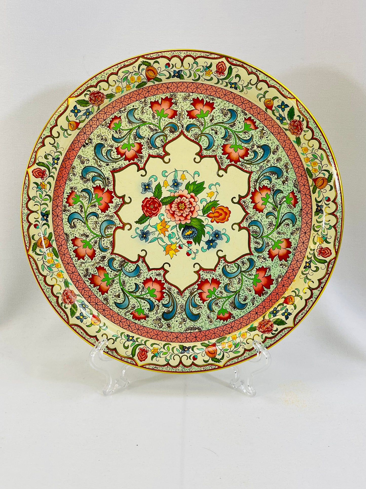Dagger Decorated Ware Tin Trays
