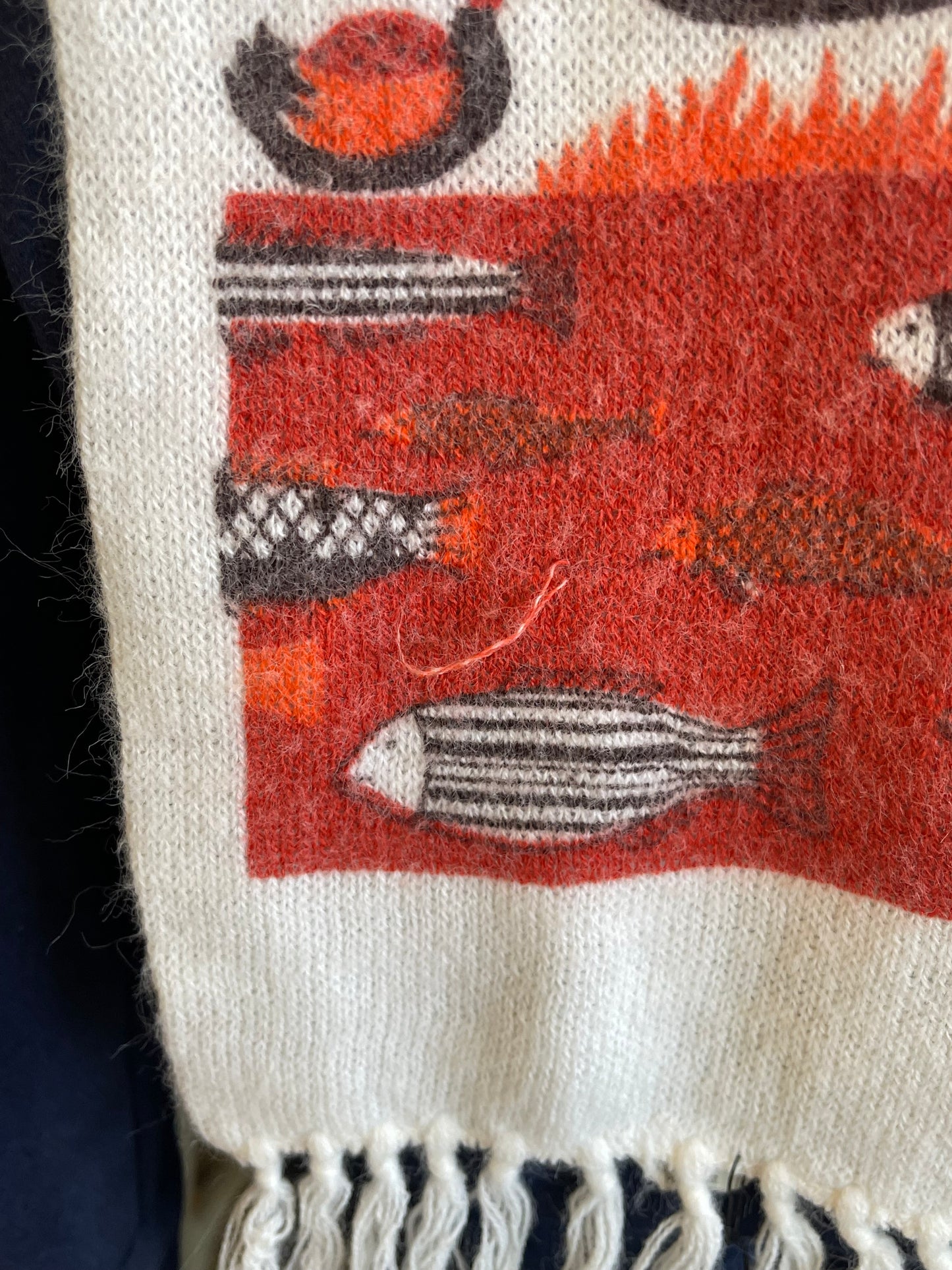 Vintage Duck Winter Scarf
