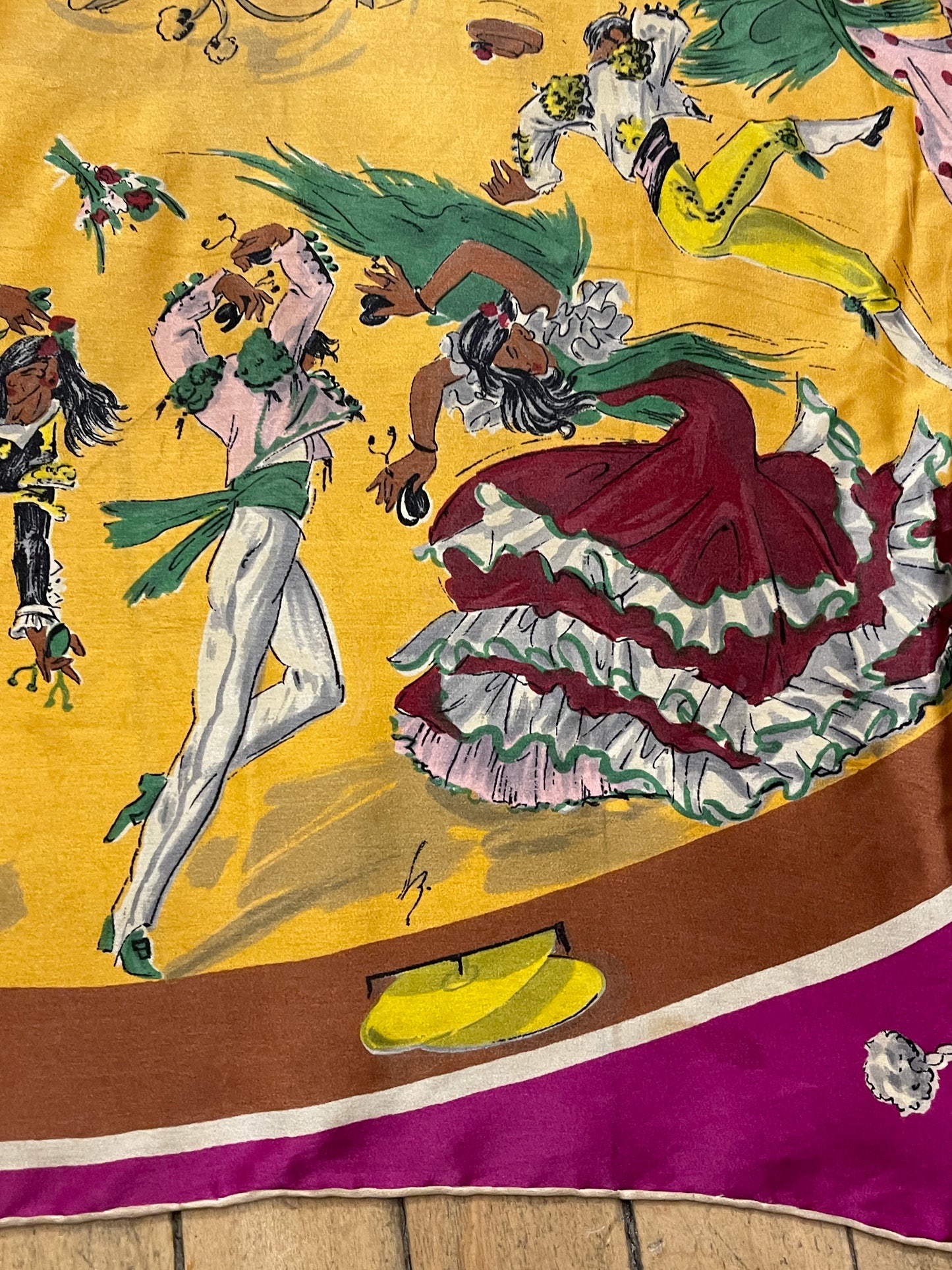 Vibrant Souvenir Scarf