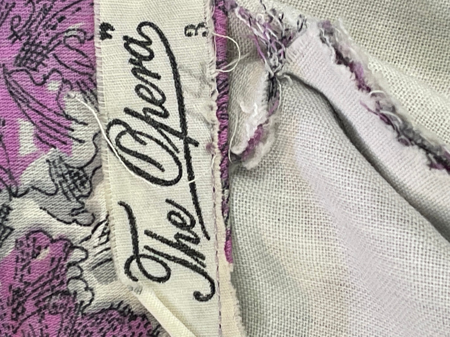 40s Purple Novelty Skirt
