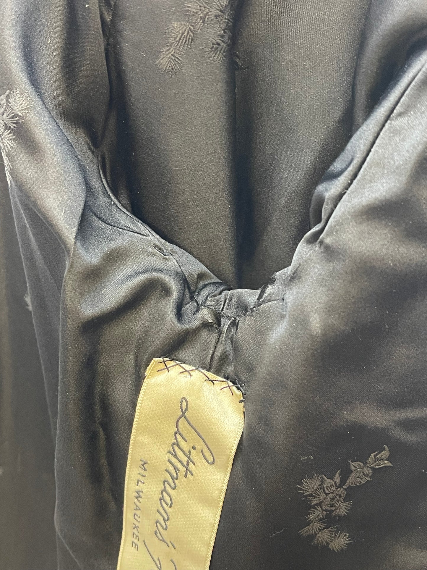 Long Persian Lamb Coat with Mink Collar