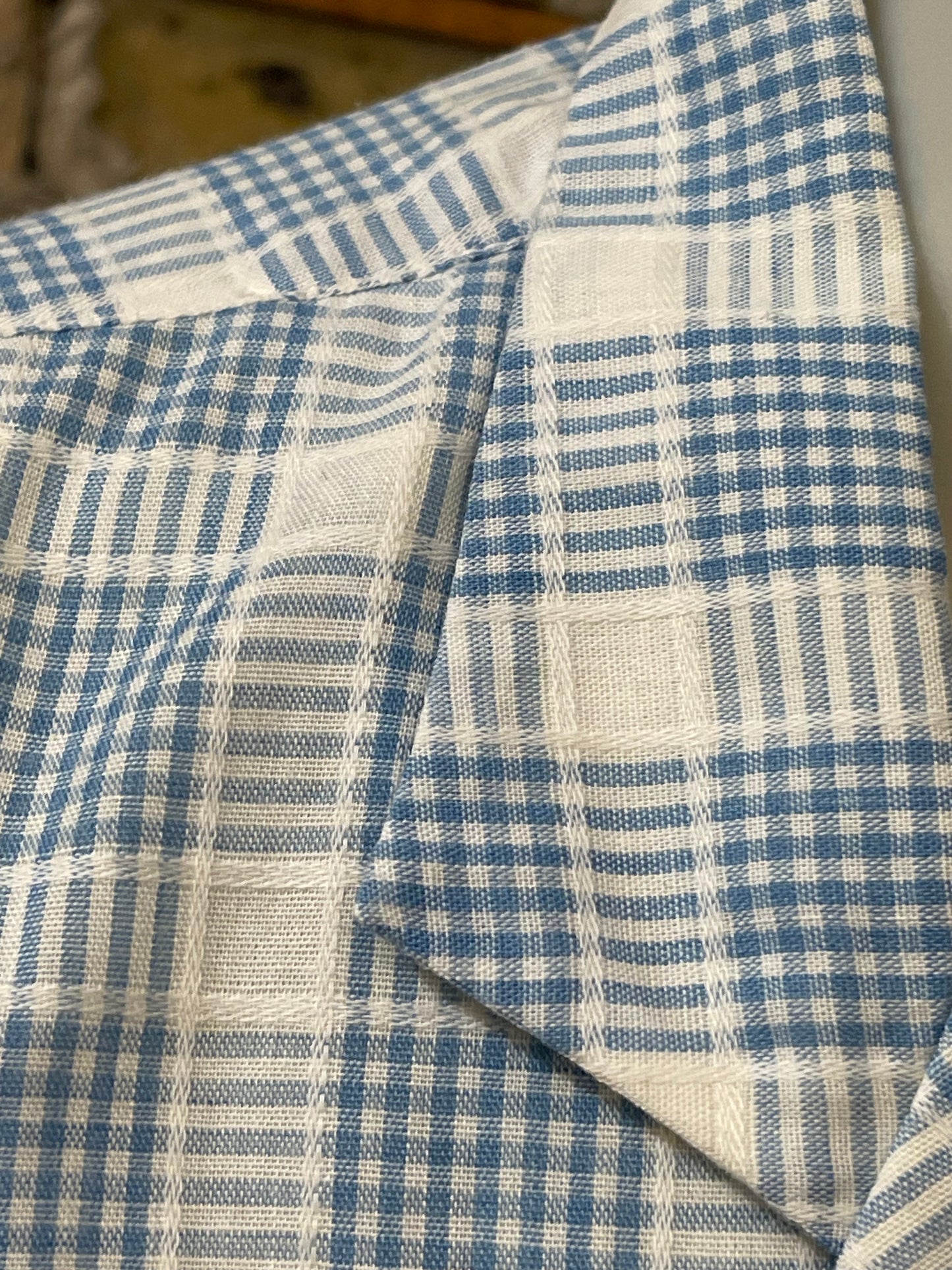 Blue Gingham Tunic