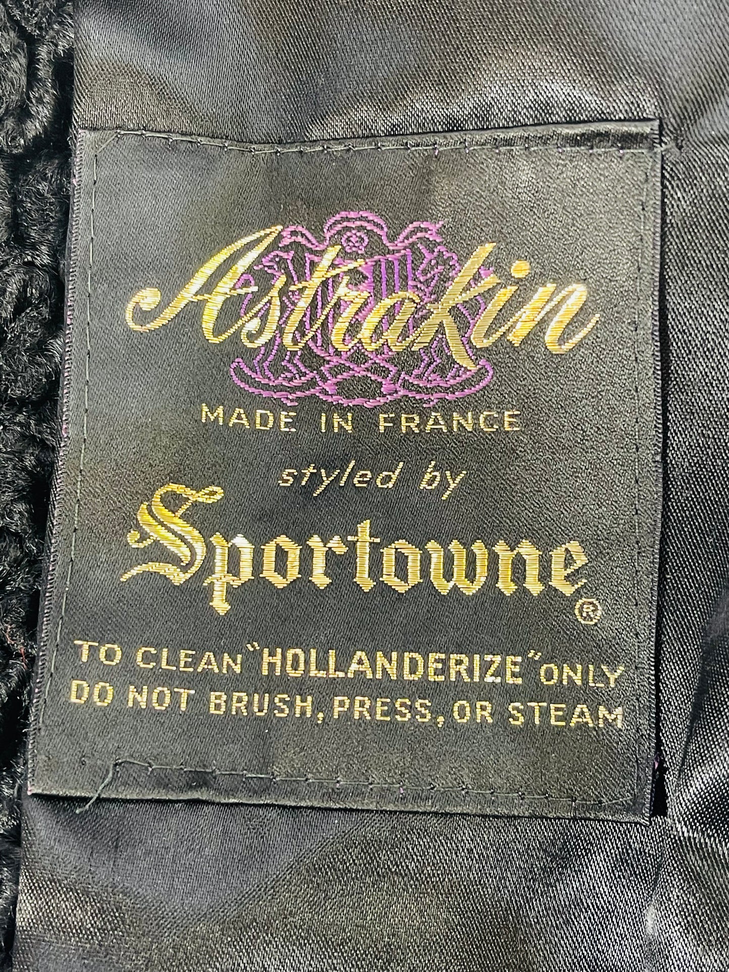 Black Persian Lamb Jacket
