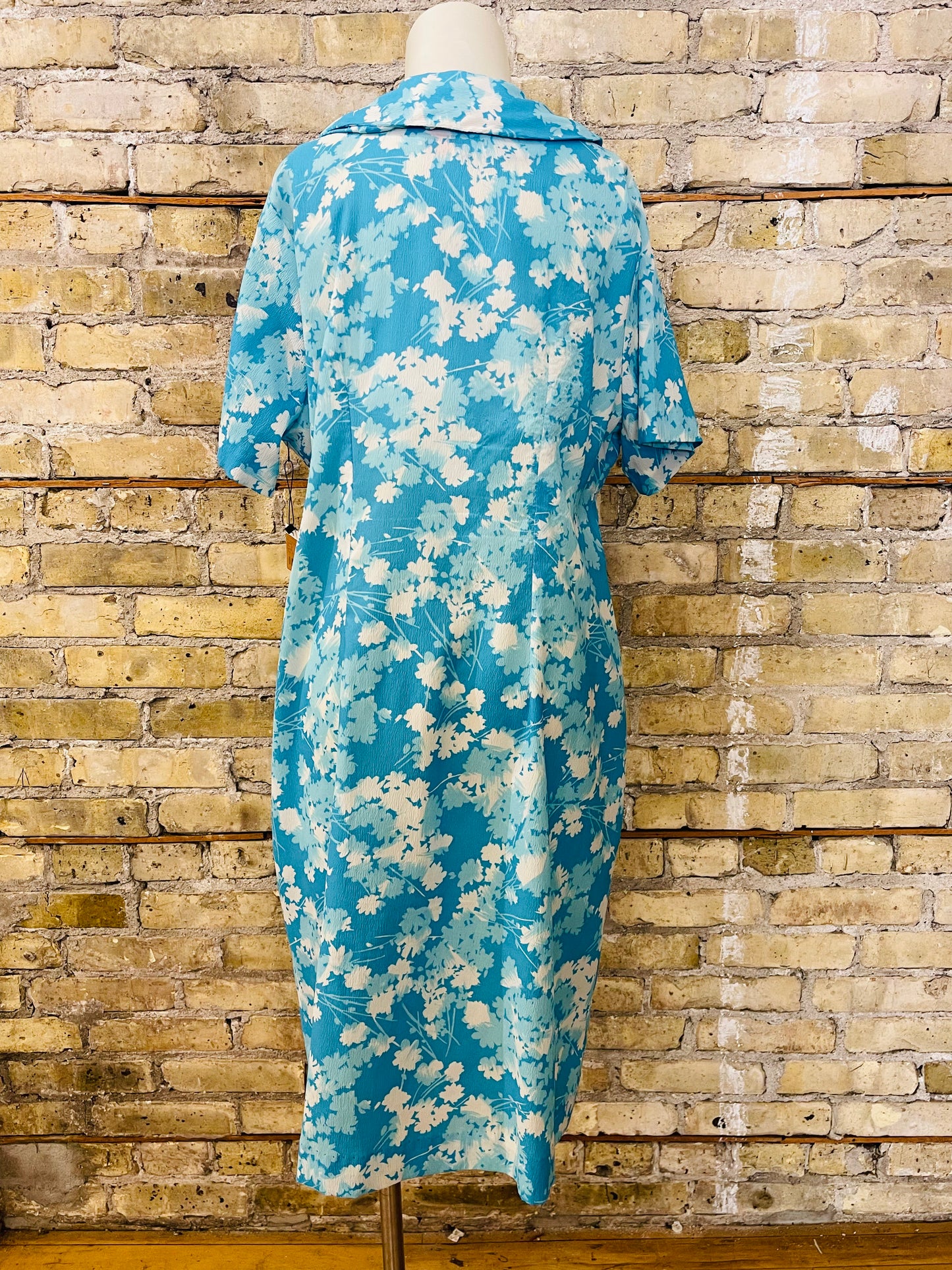 Blue Floral Dress