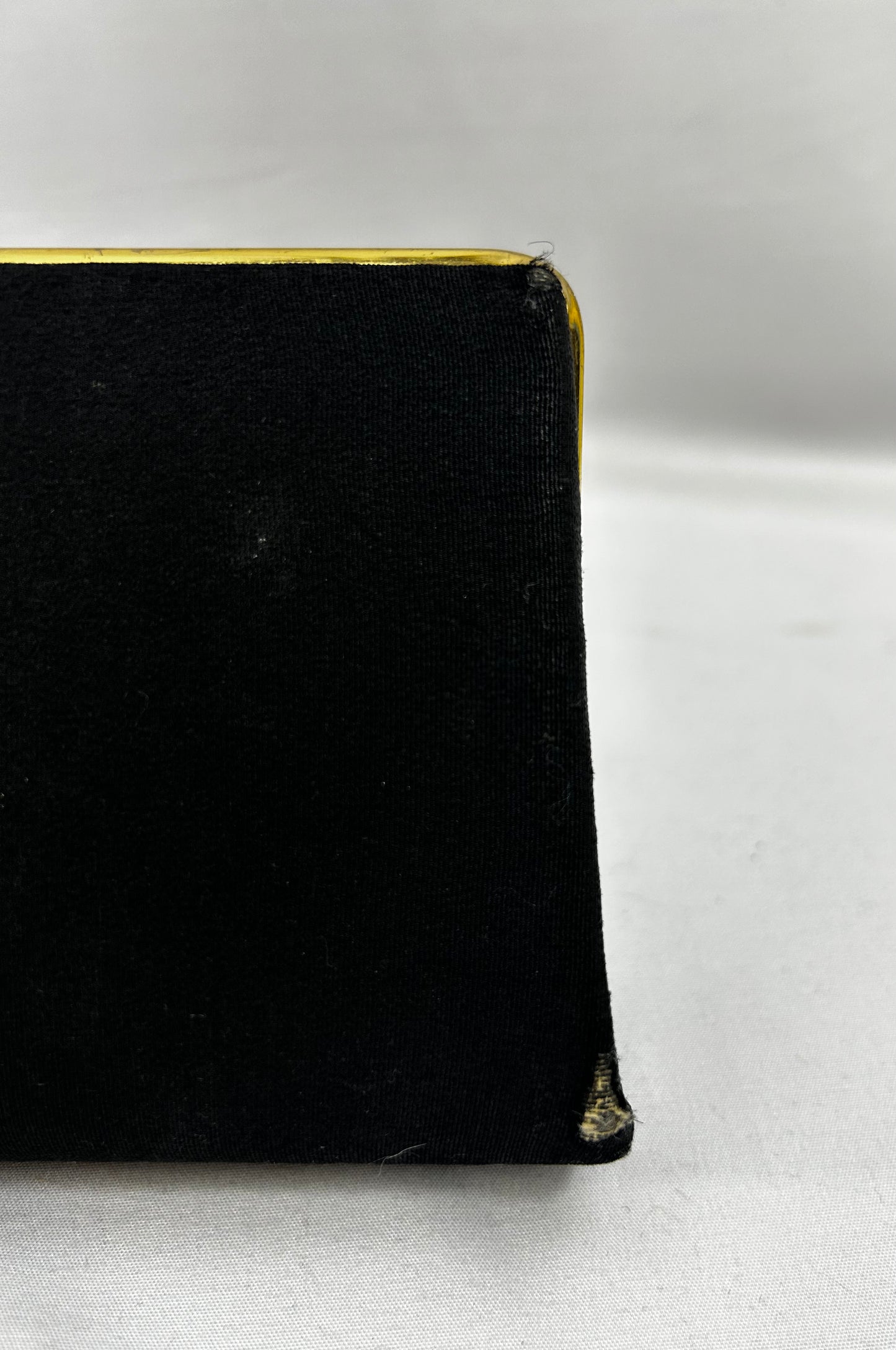 Black Rectangle Clutch with Bow