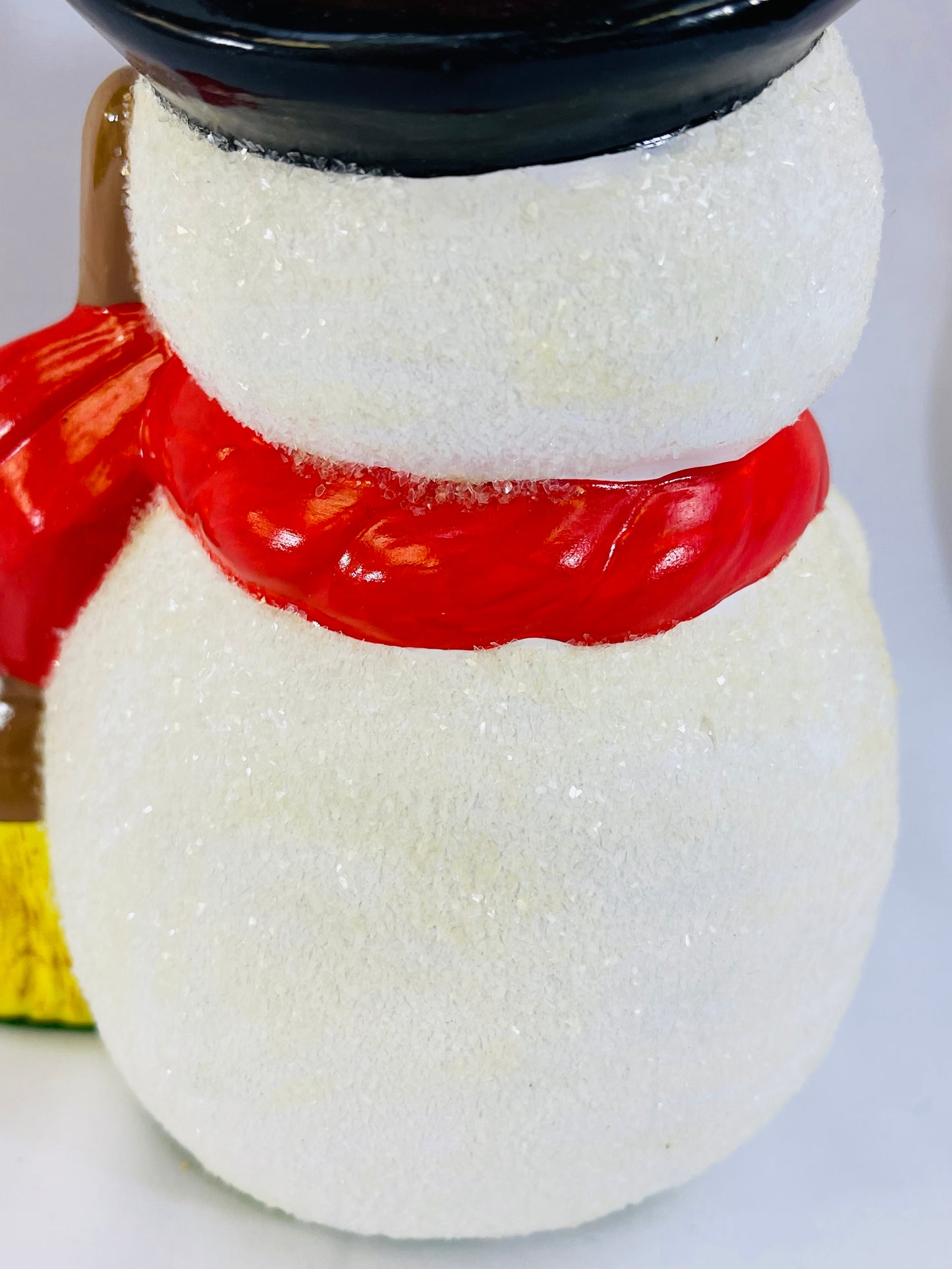 Vintage Snowman With Cute Bird