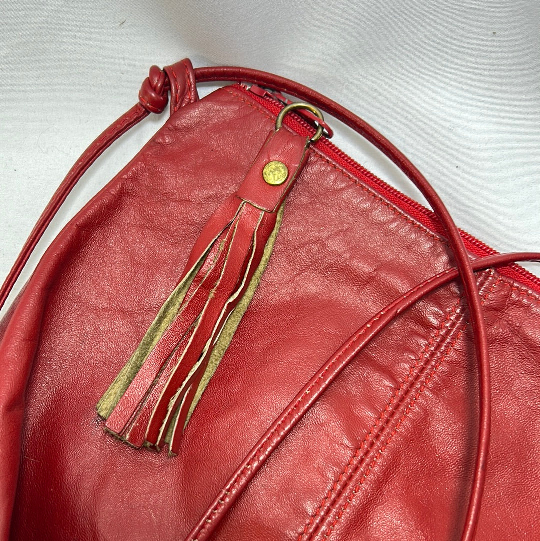 Red Leather Purse