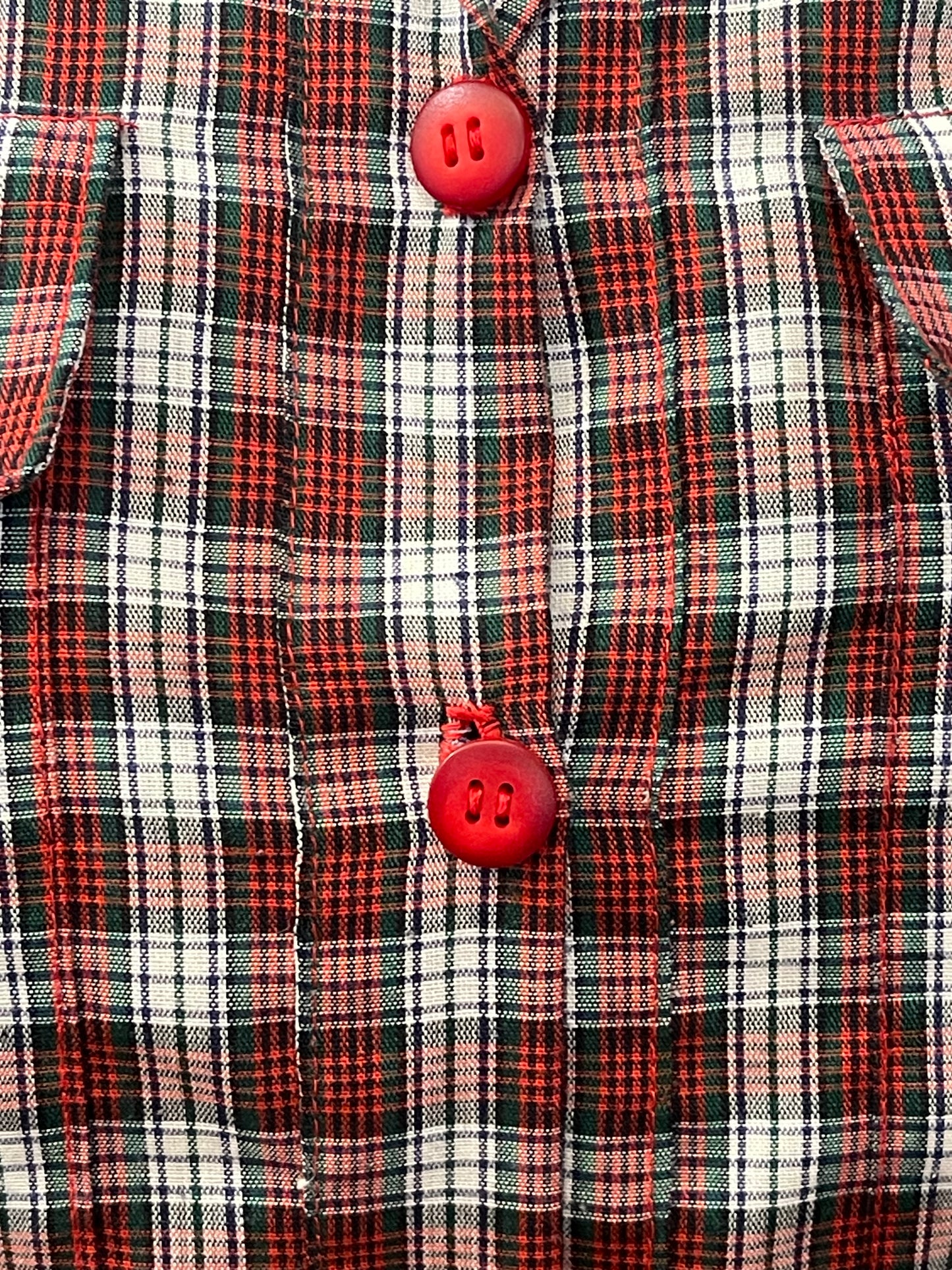 Plaid Cotton Day Dress