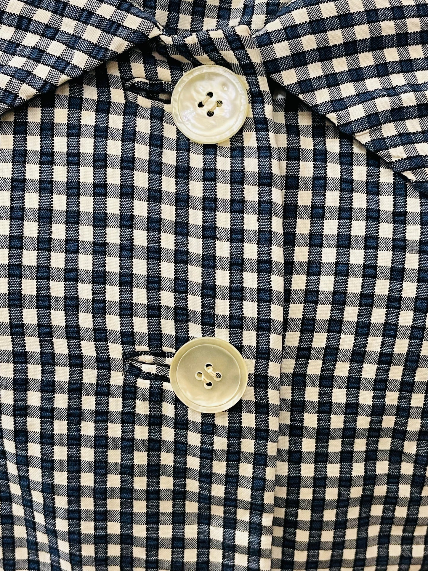 50s Gingham Blouse & Jacket
