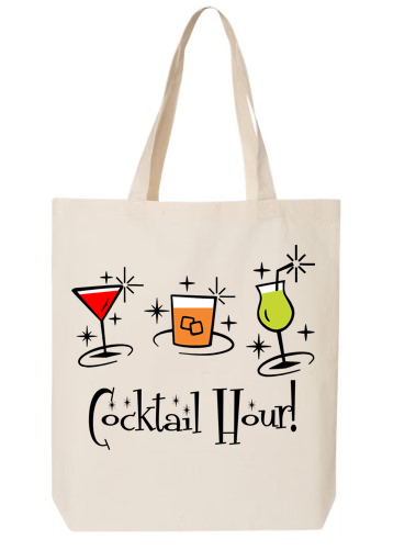 Cocktail Hour Carry-All Tote
