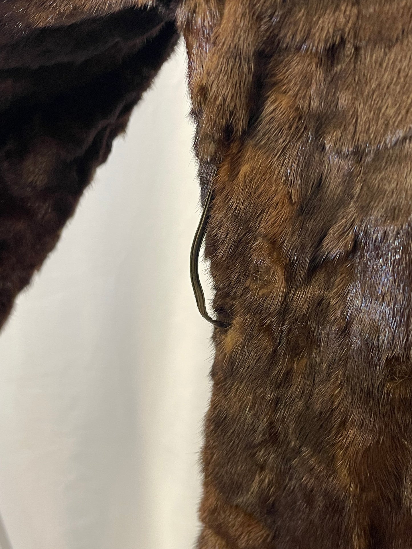 Herringbone Mink Coat