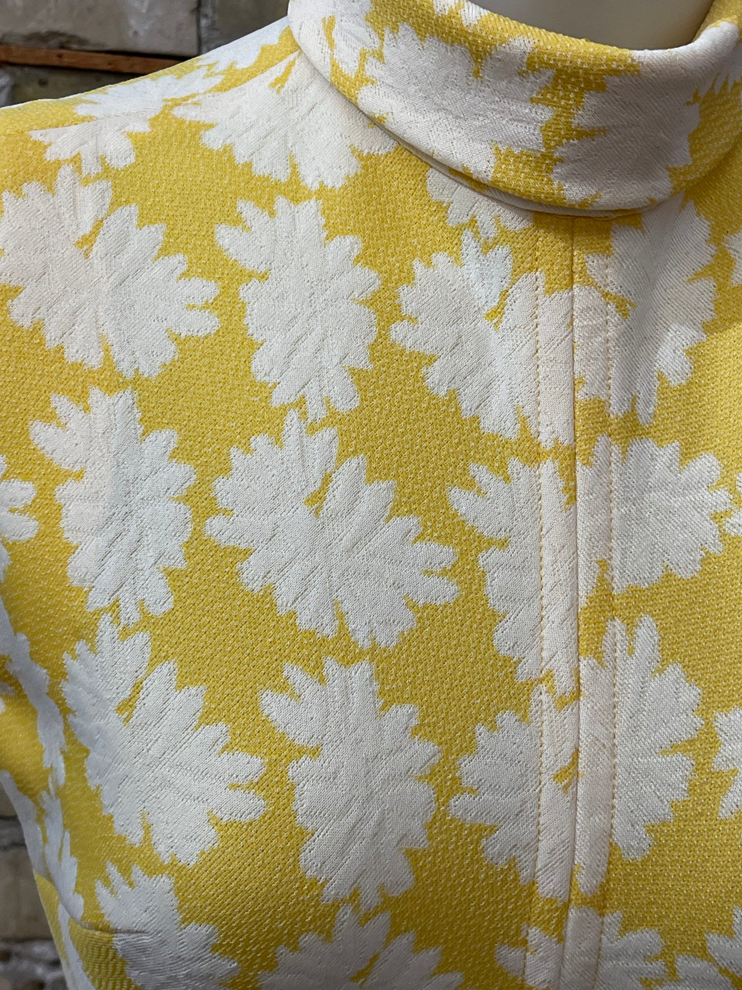 70s Yellow Floor Length Dress