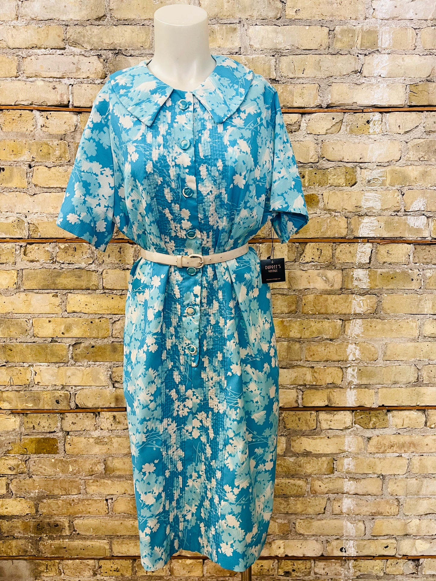 Blue Floral Dress