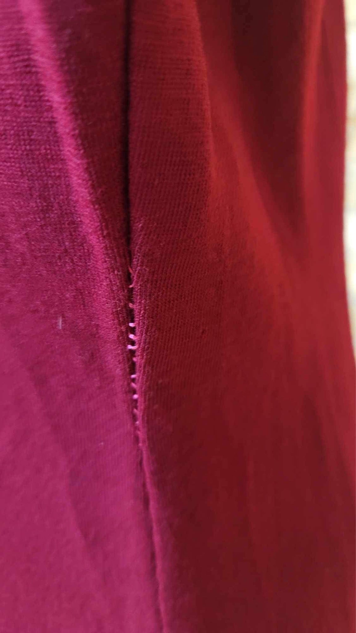 Severely Wounded Burgandy Dress