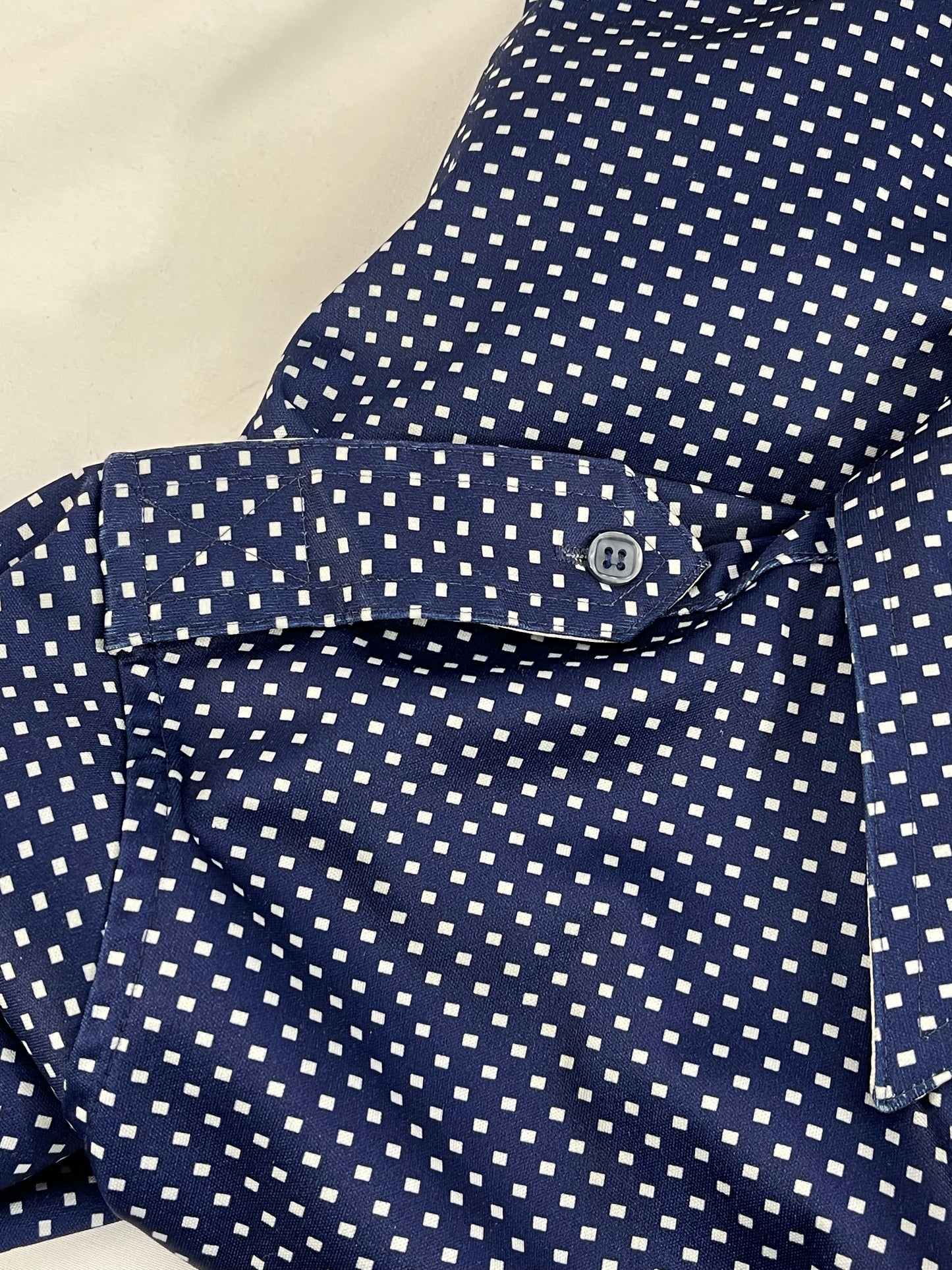 Polyester Blue Short Sleeve Shirt