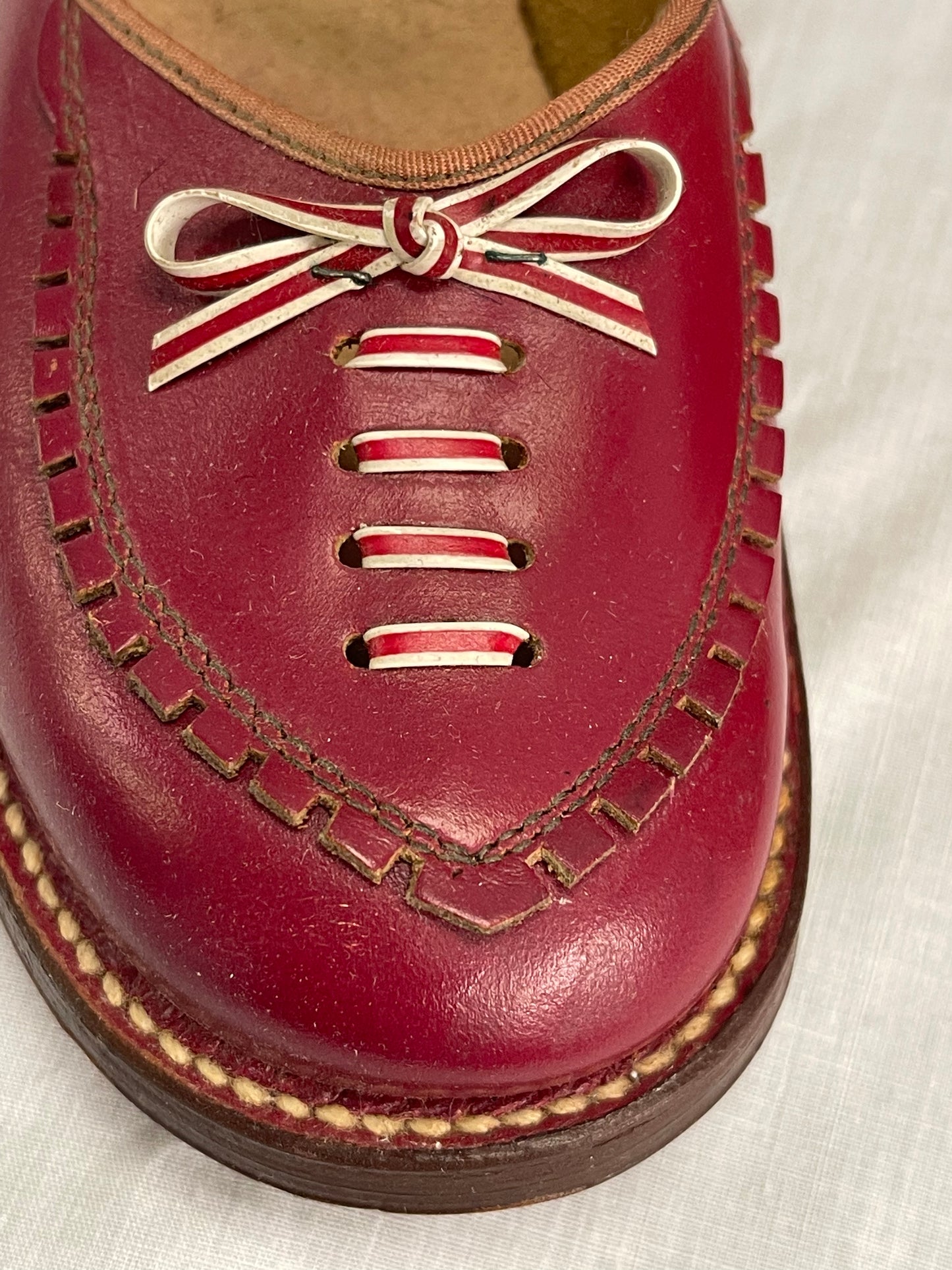 Hurd Companions Girl’s Red Leather Shoes
