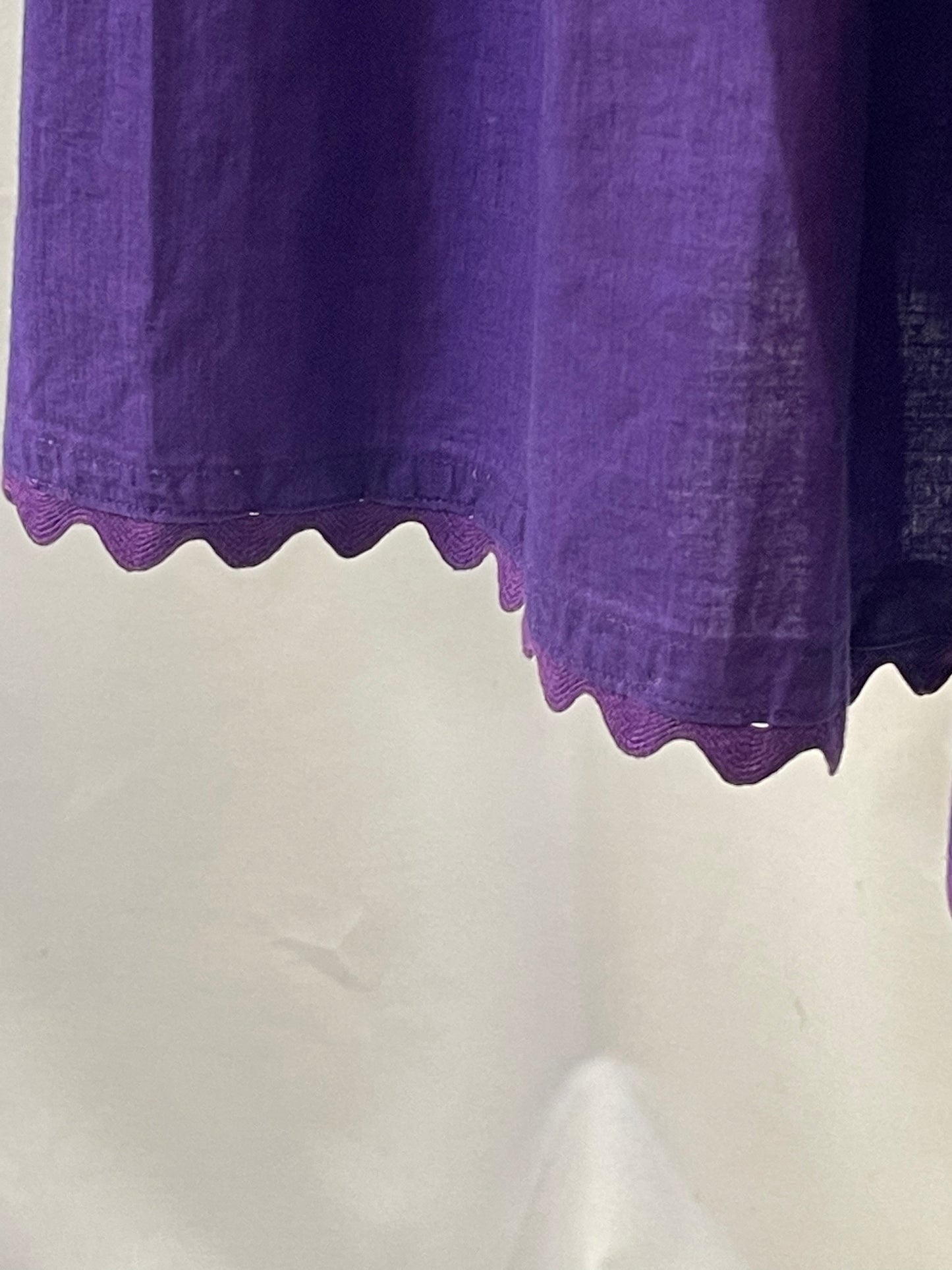 Purple Cotton Skirt