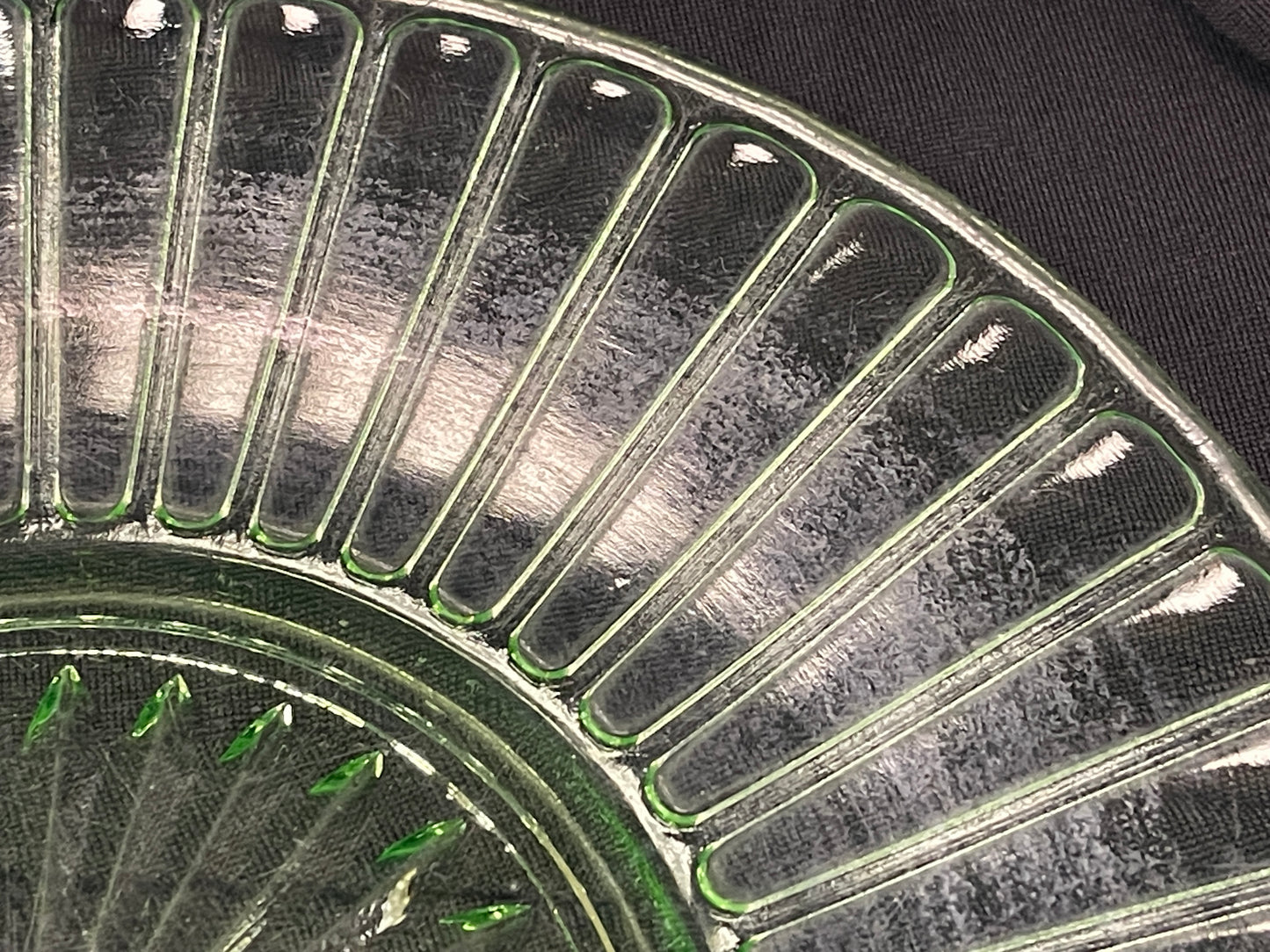 Uranium Glass Plate