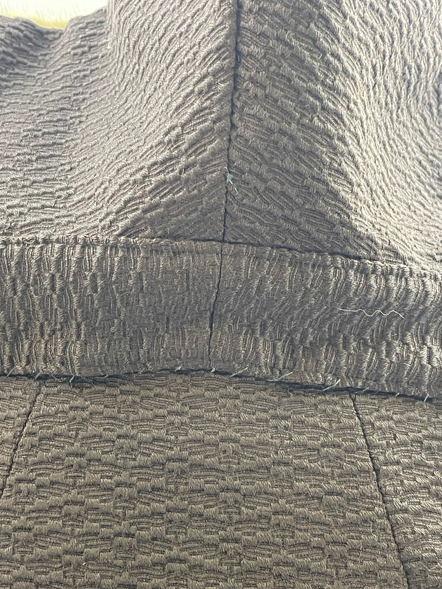 Brown Cloth Coat with Mink Collar