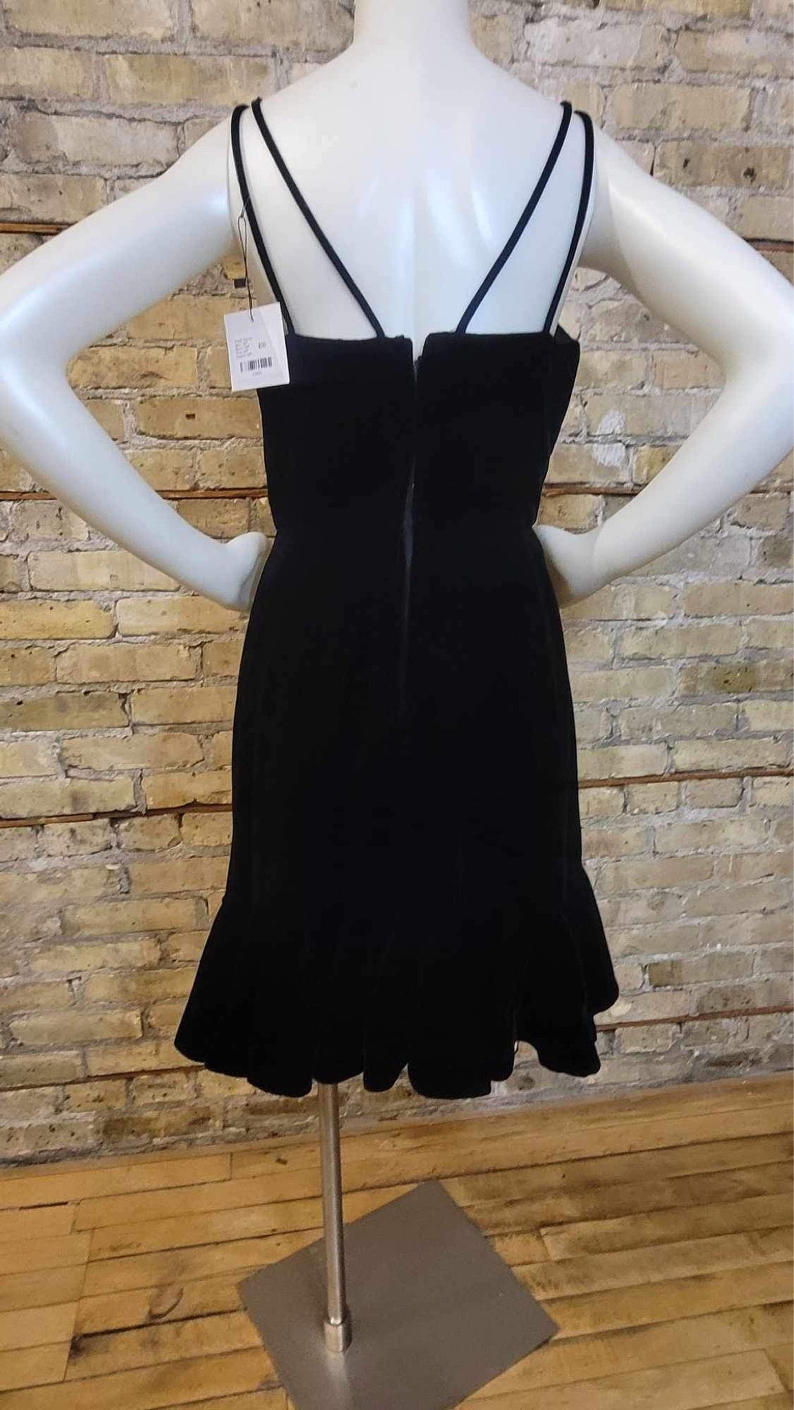 Little Black Velvet Dress
