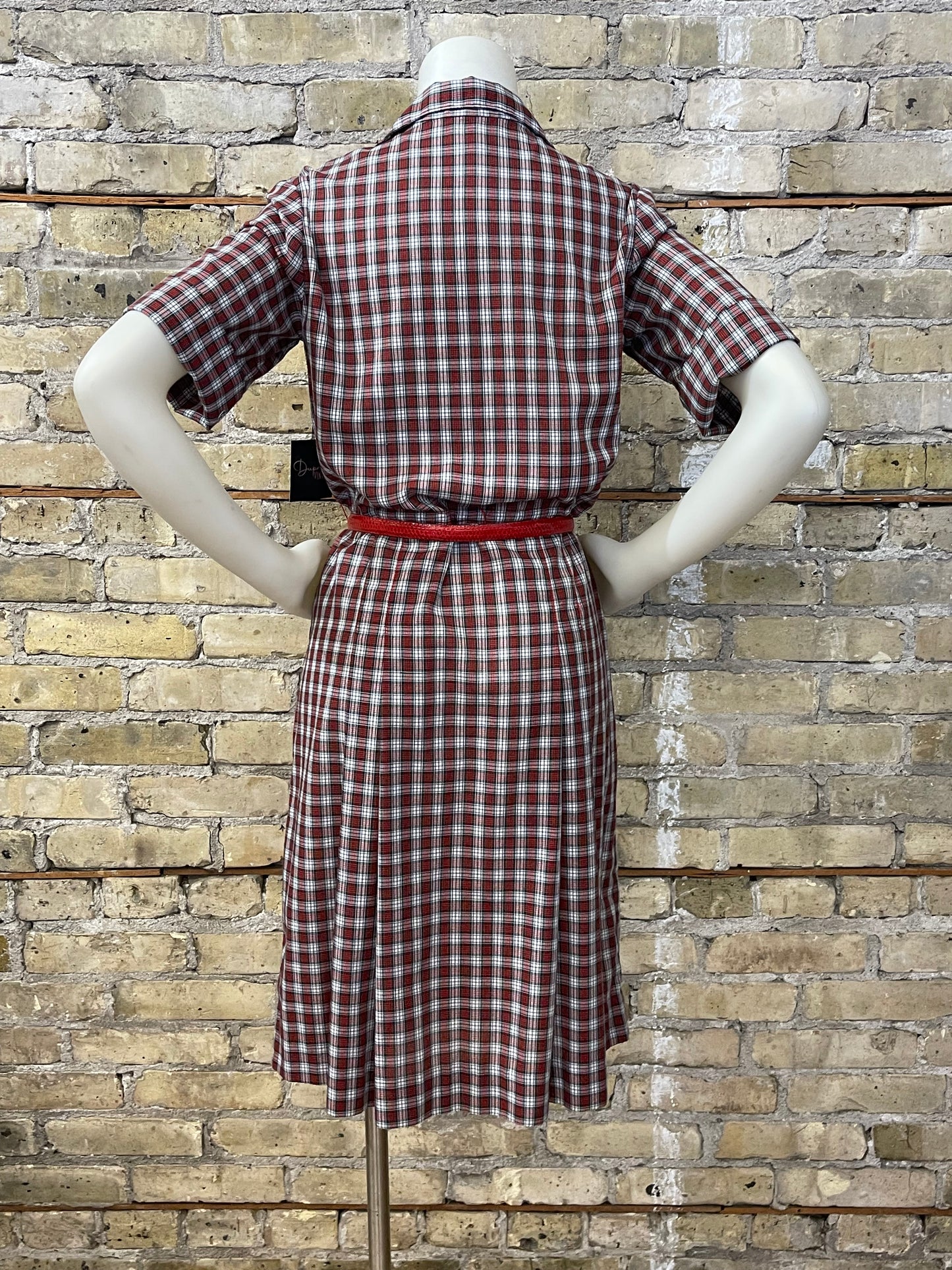 Plaid Cotton Day Dress