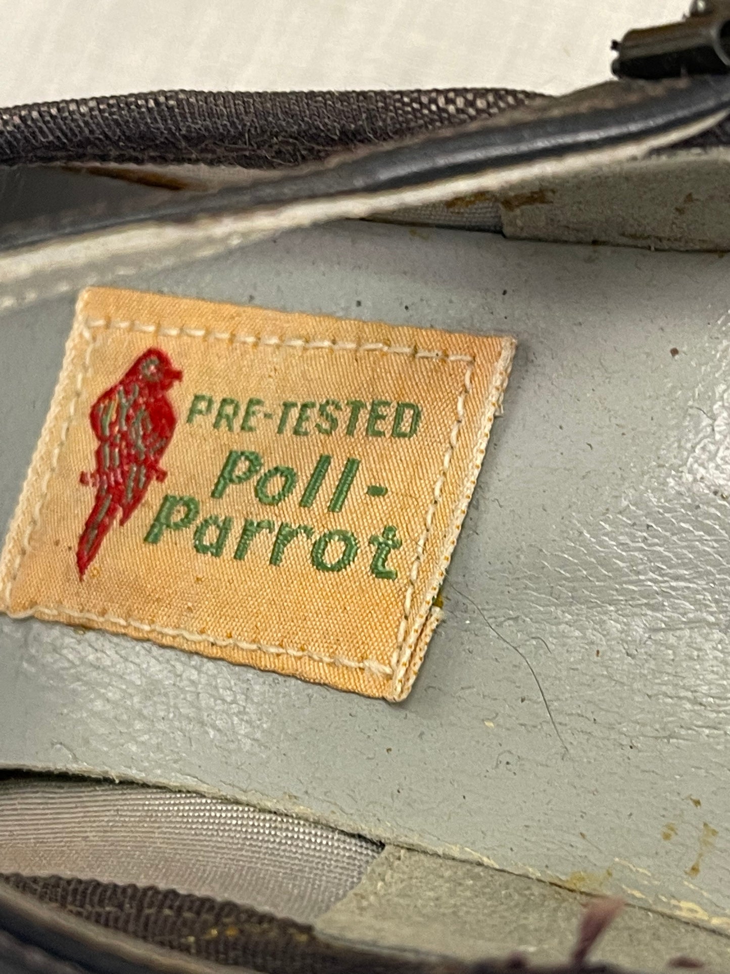 NOS Poll-Parrot Girl’s Navy Leather Shoes