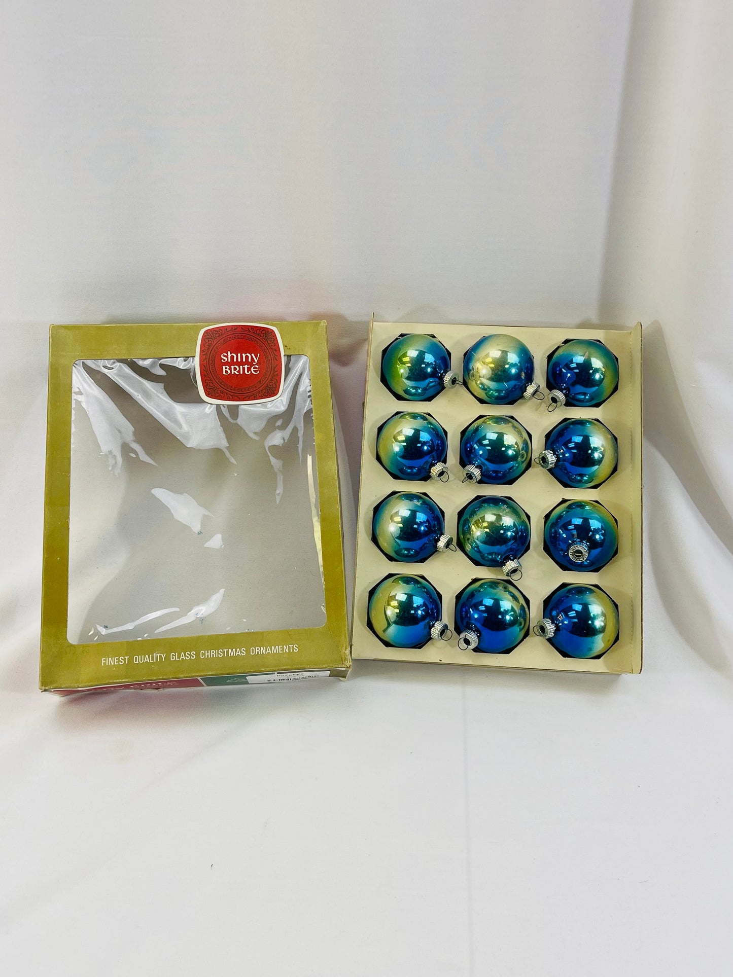 Shiny Brite Ornaments - Gradient Blue
