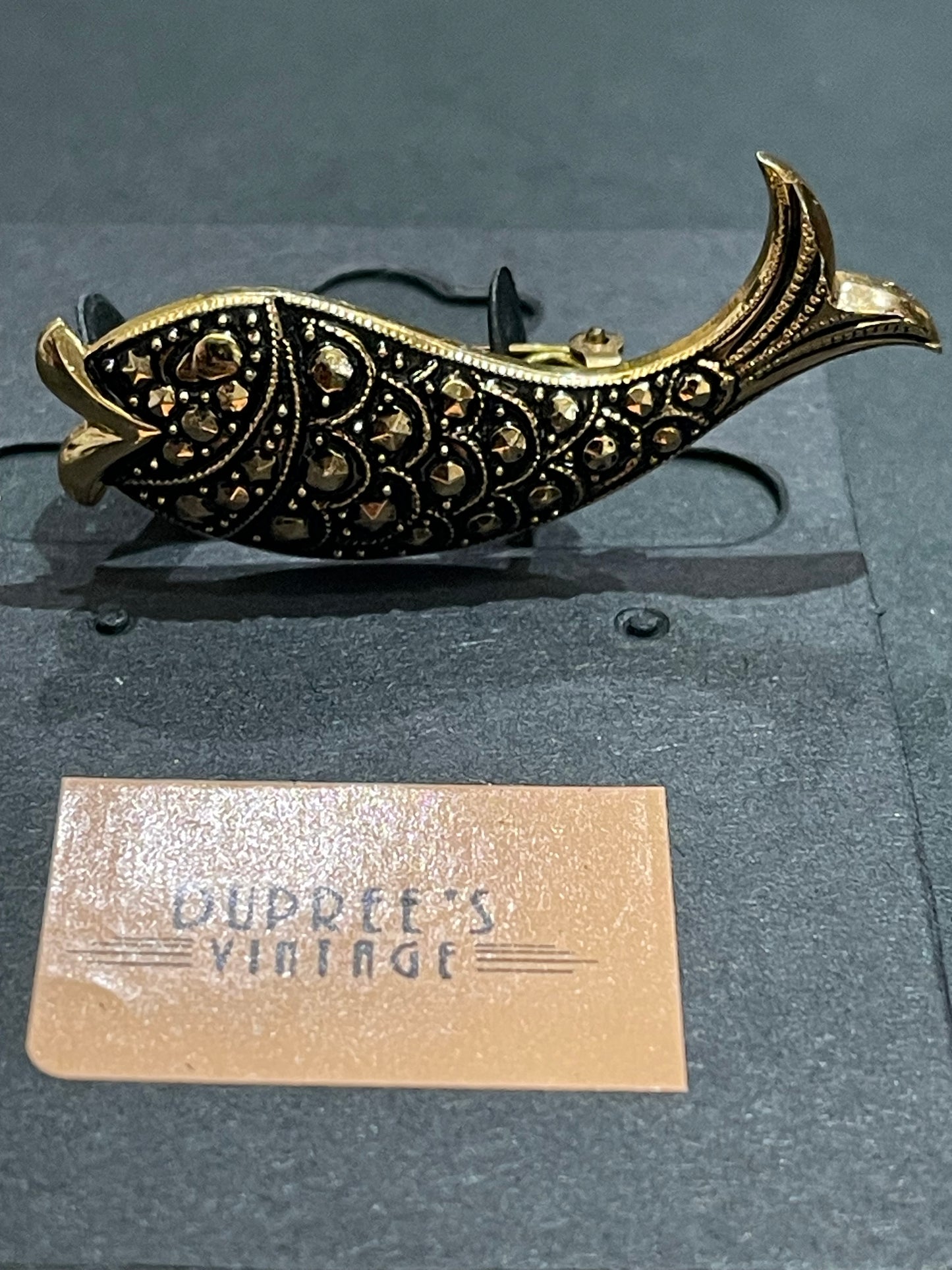 Vintage German Fish Brooch
