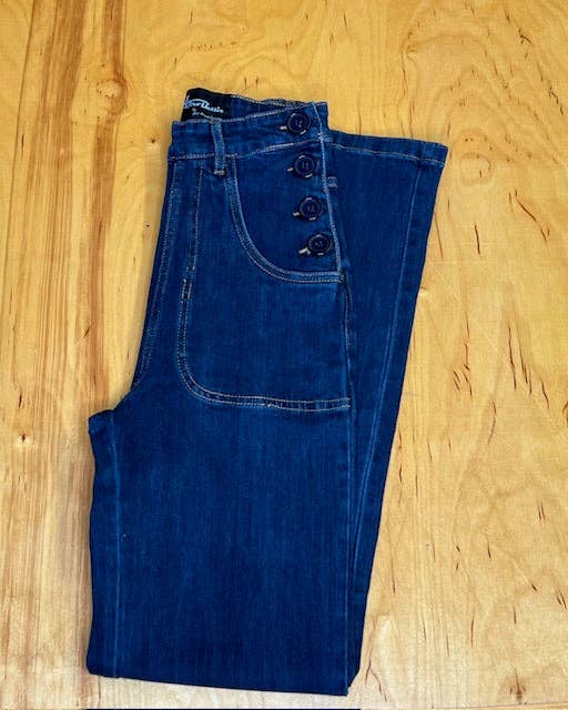 Midge Button Reproduction Jeans - Indigo