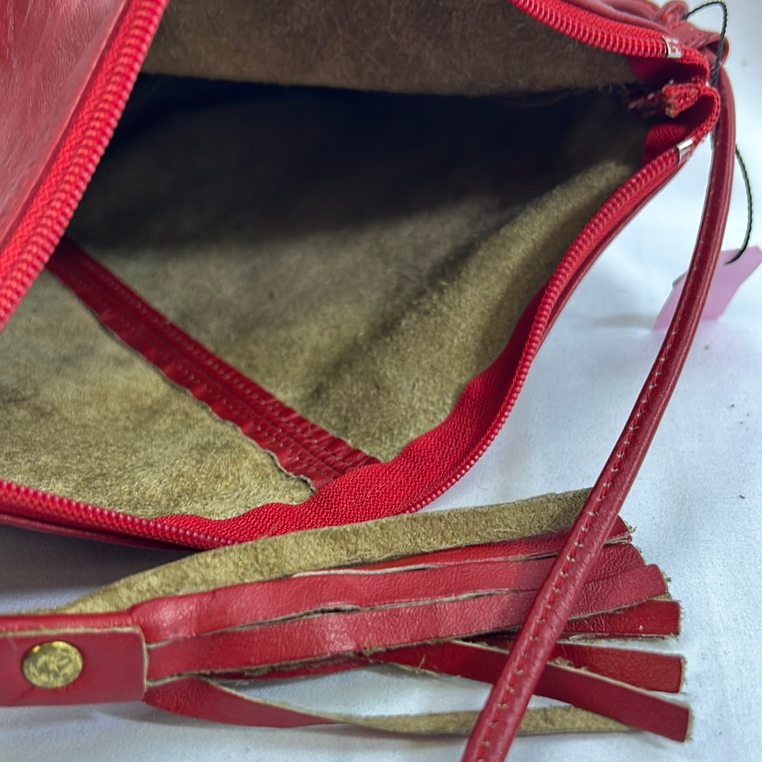 Red Leather Purse
