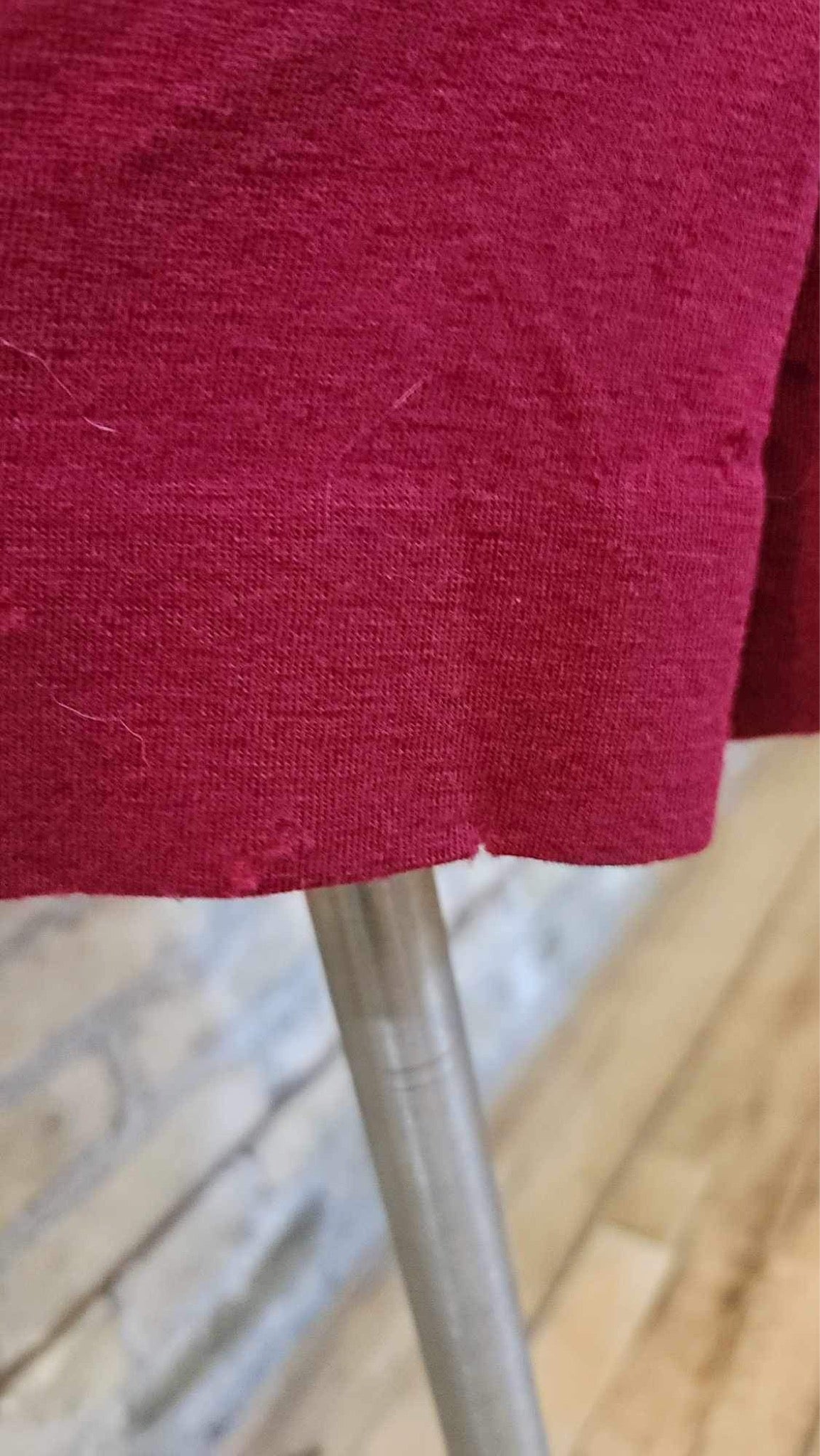 Severely Wounded Burgandy Dress