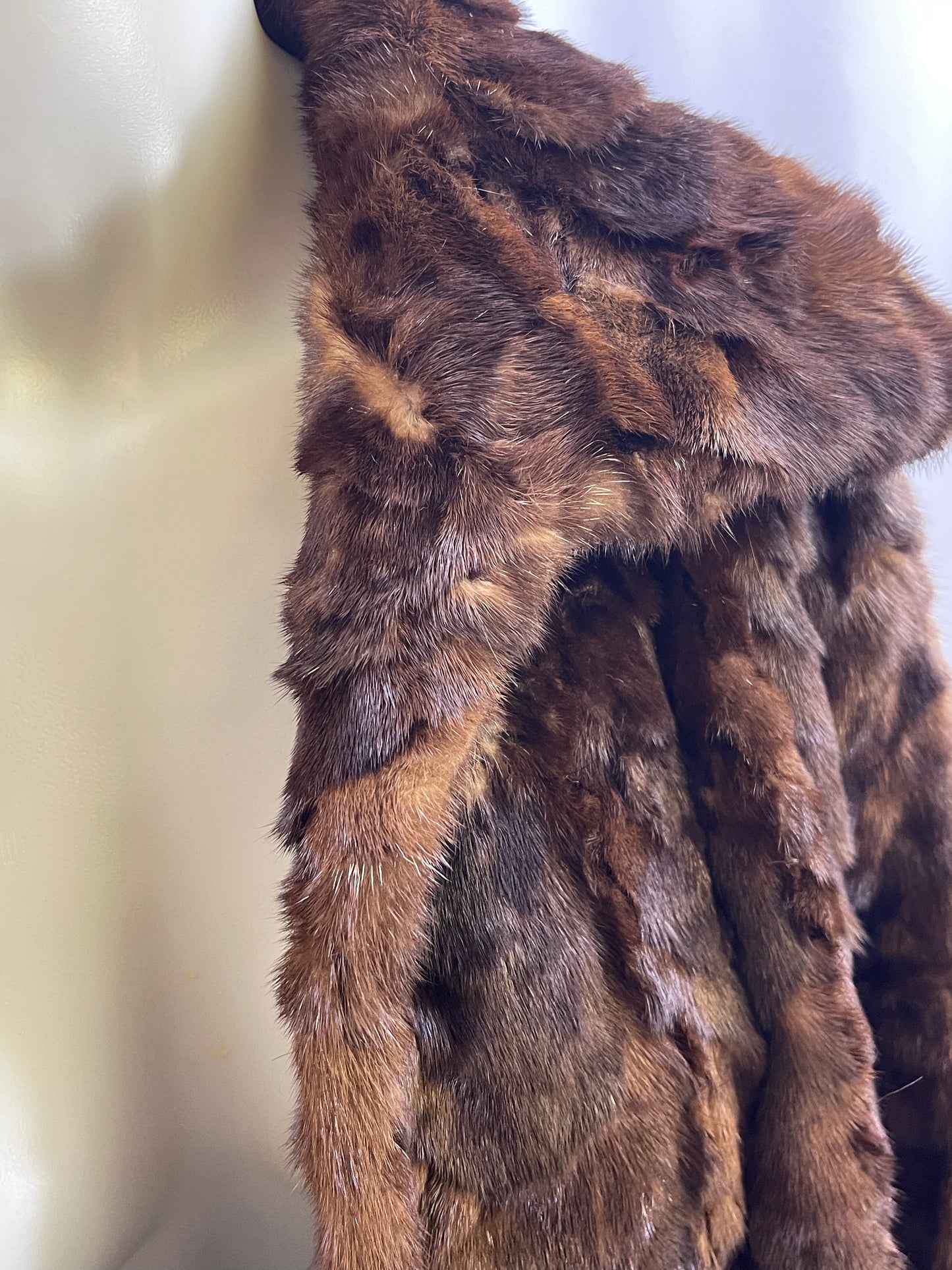 George Vares Herringbone Mink Coat