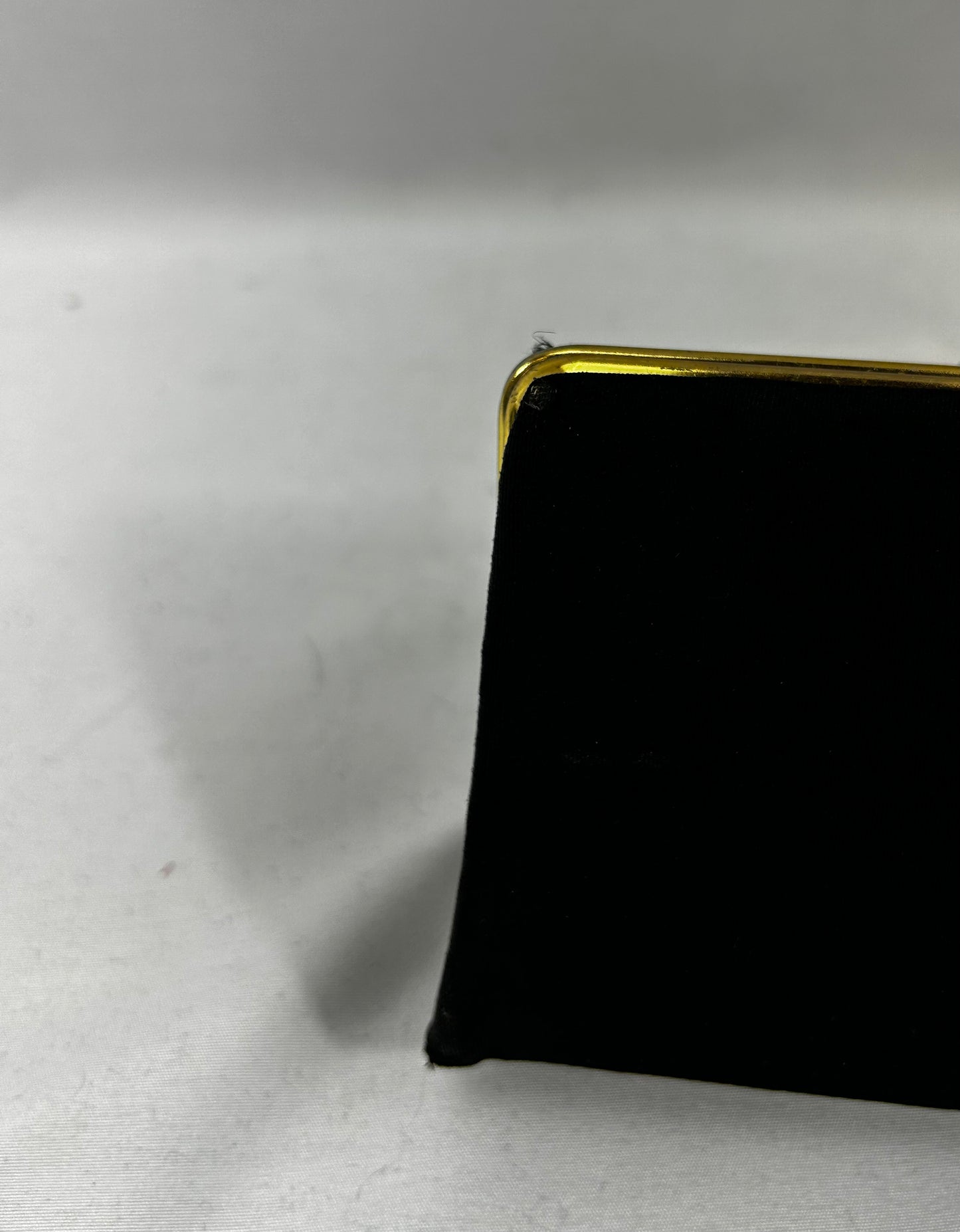 Black Rectangle Clutch with Bow