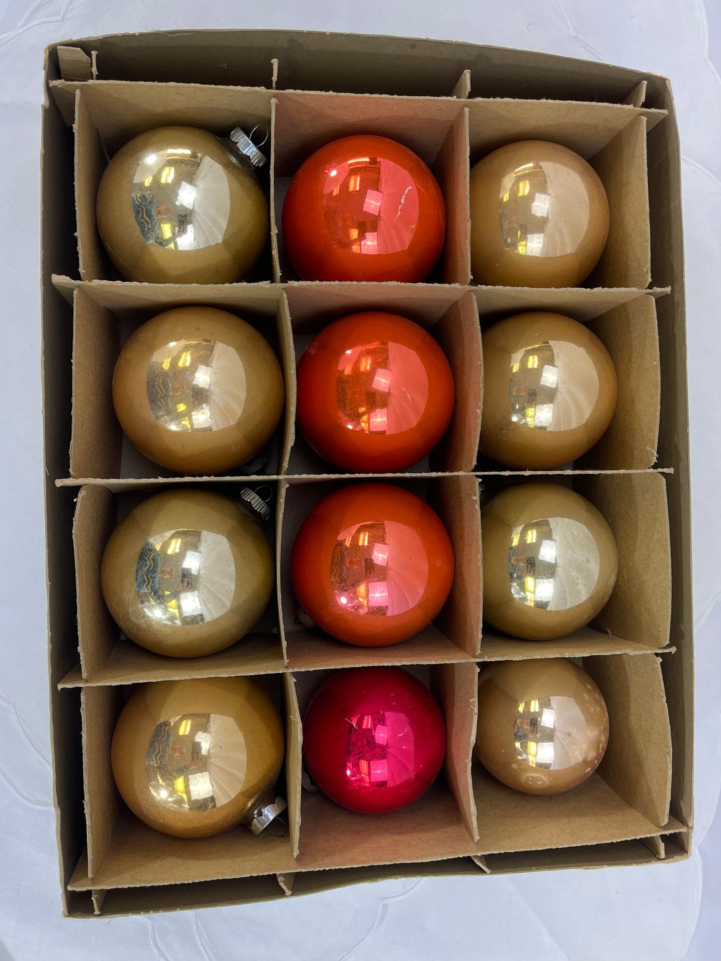 Shiny Brite & Made USA Vintage Extra Large Ornaments