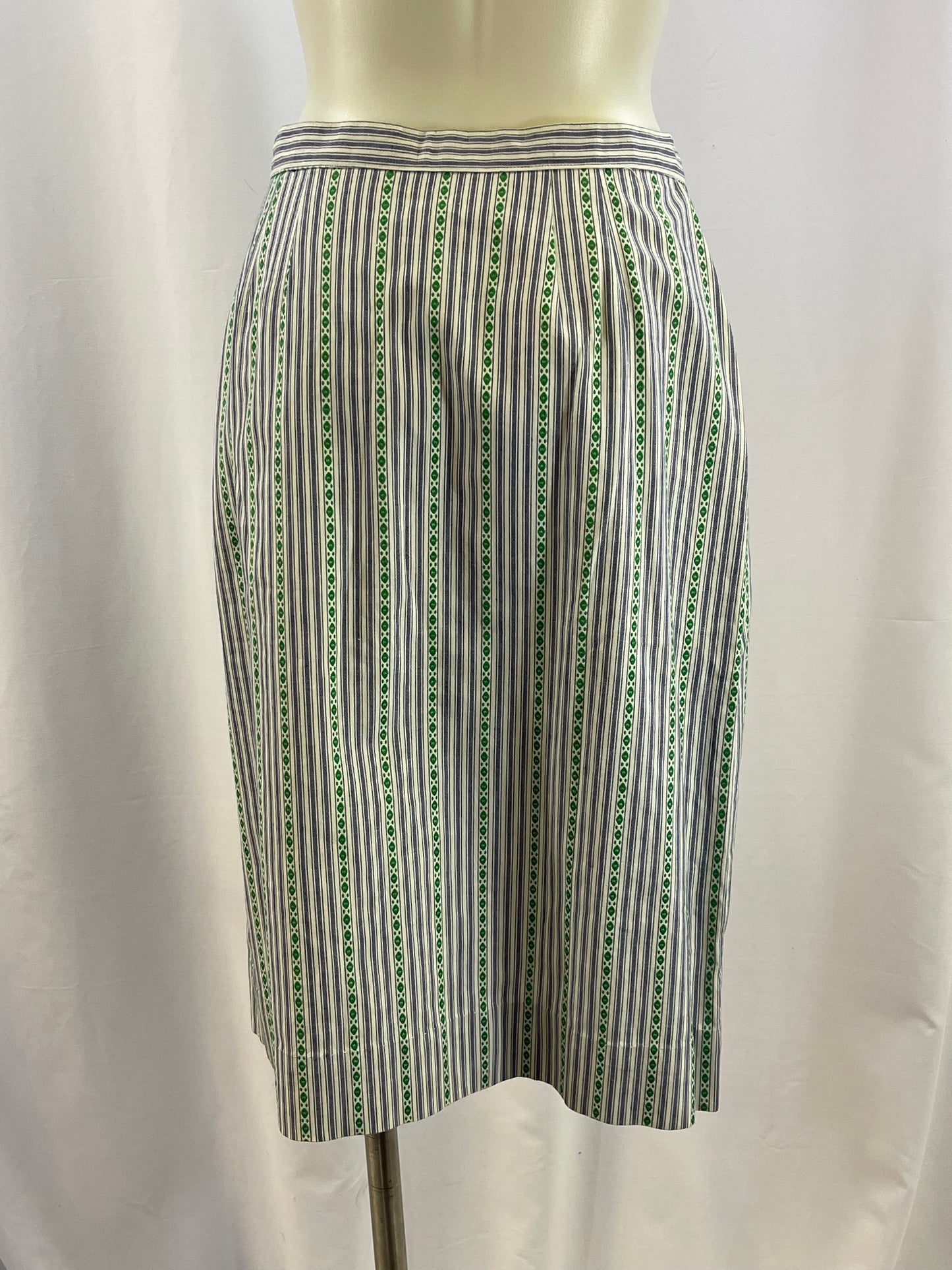 60s Cotton Wrap Skirt
