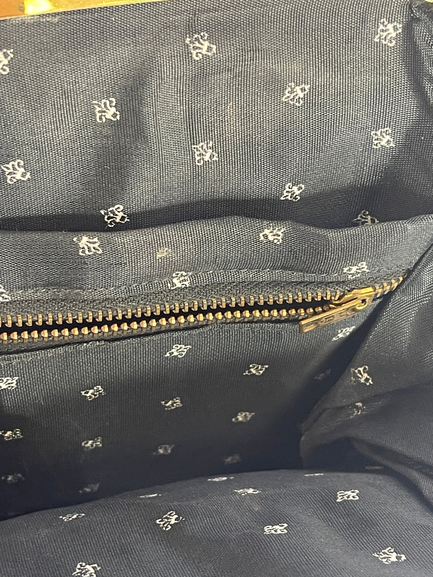 Black Patent Leather Purse