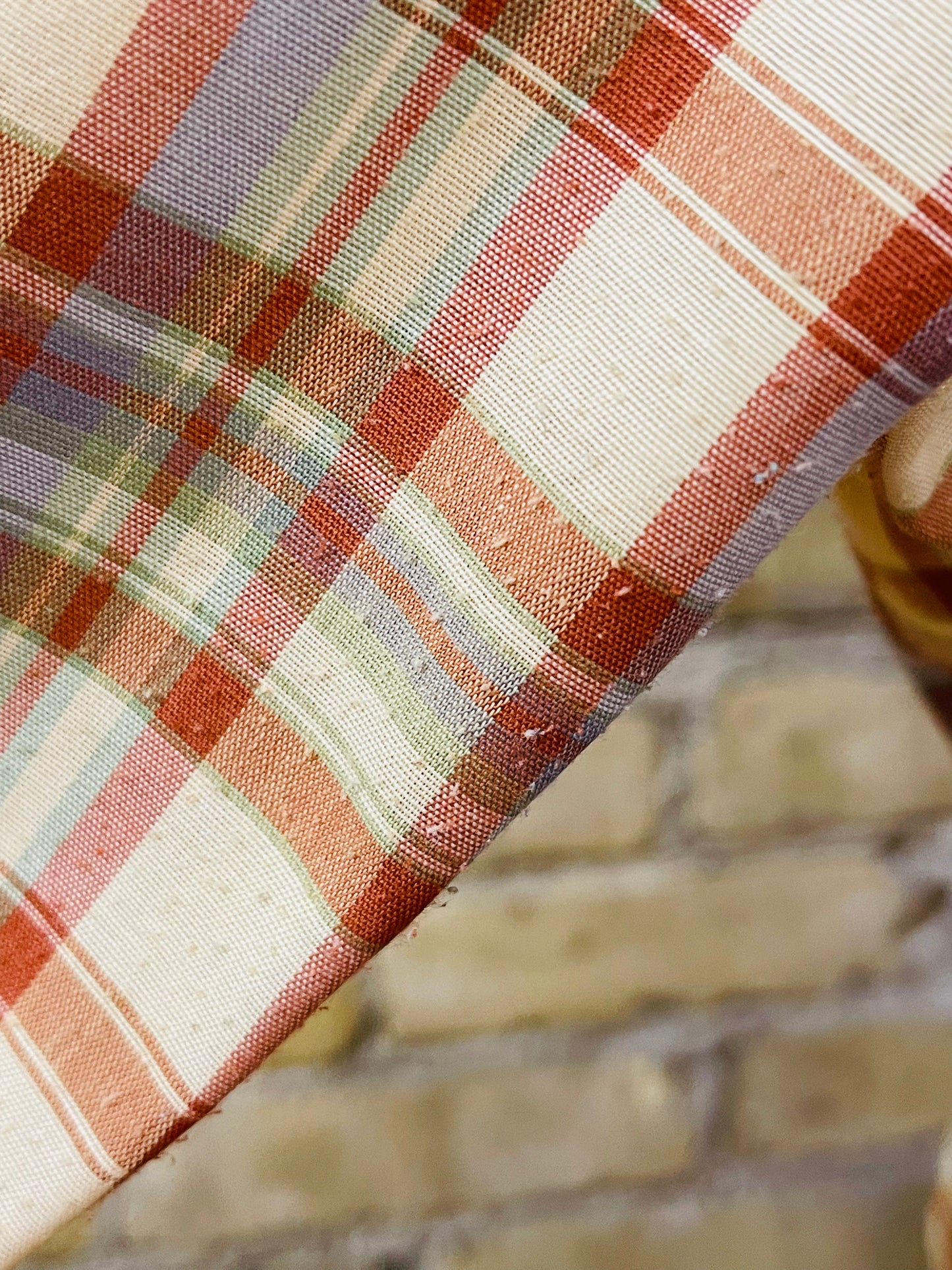 Autumn Colored Plaid Blouse