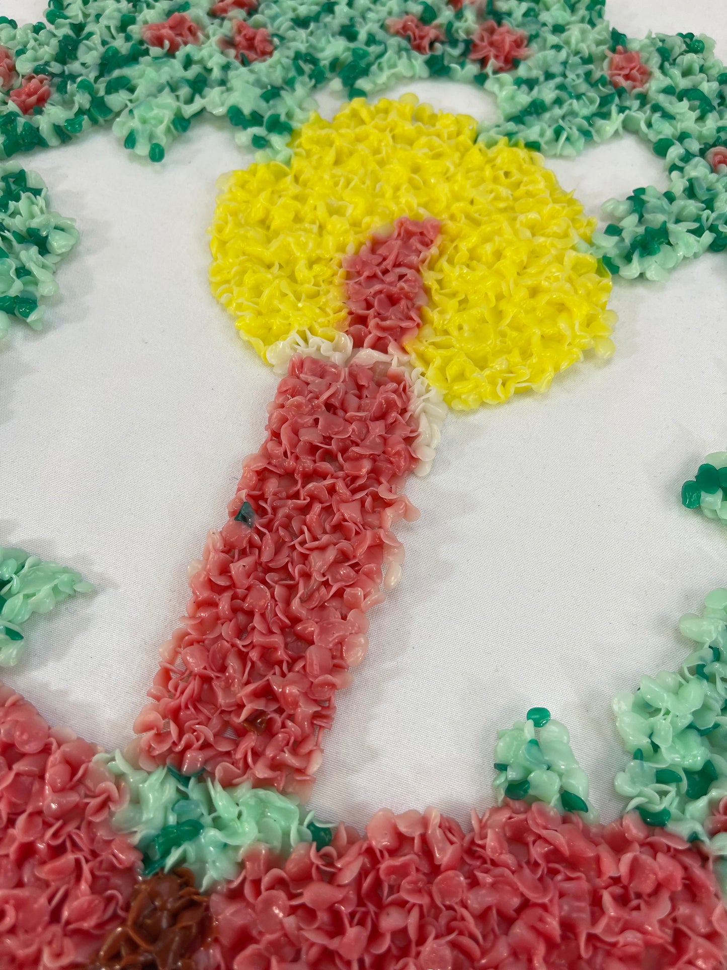 Melted Popcorn Plastic Wreaths