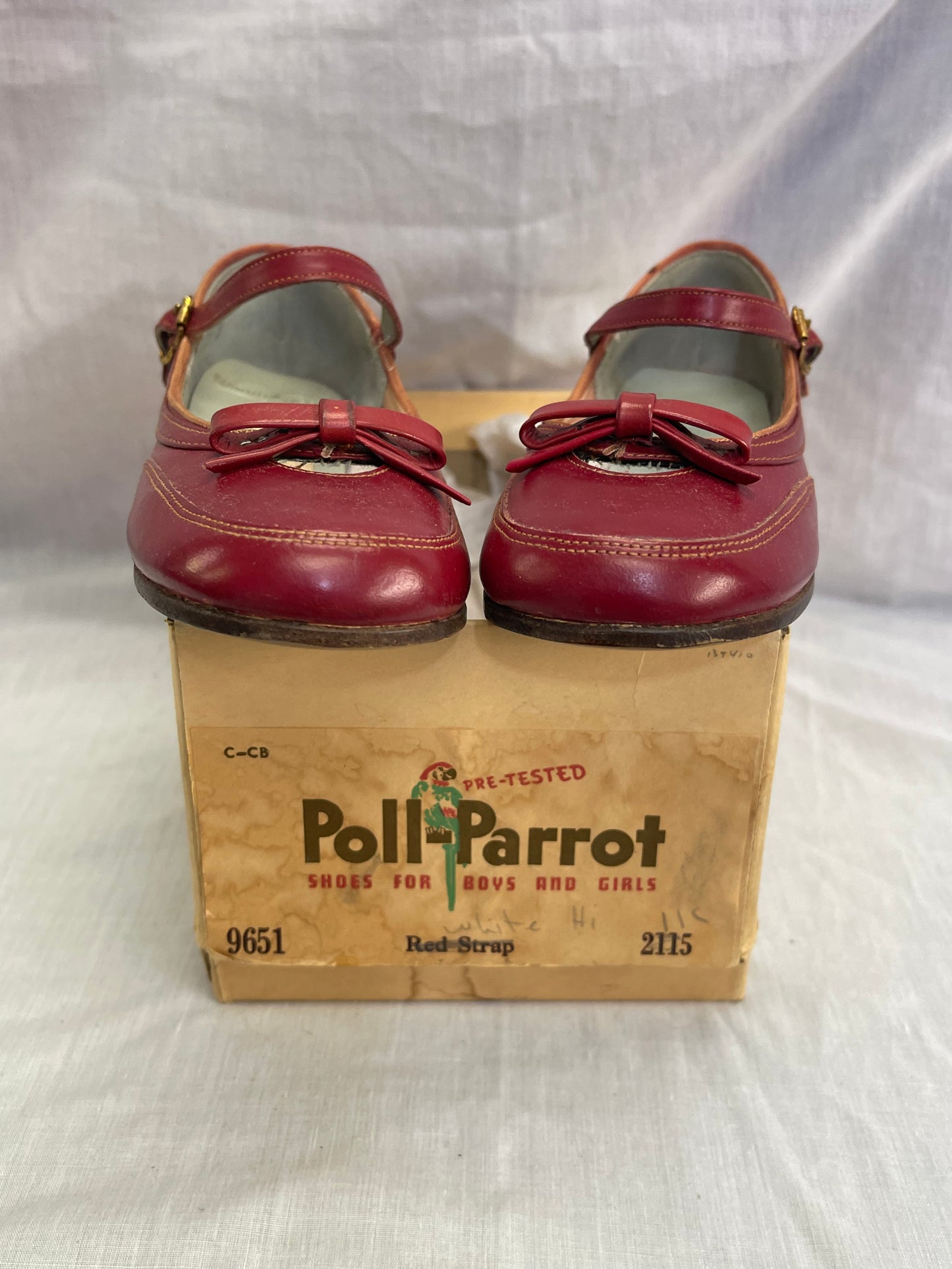 Poll-Parrot Girl’s Red Leather Shoes