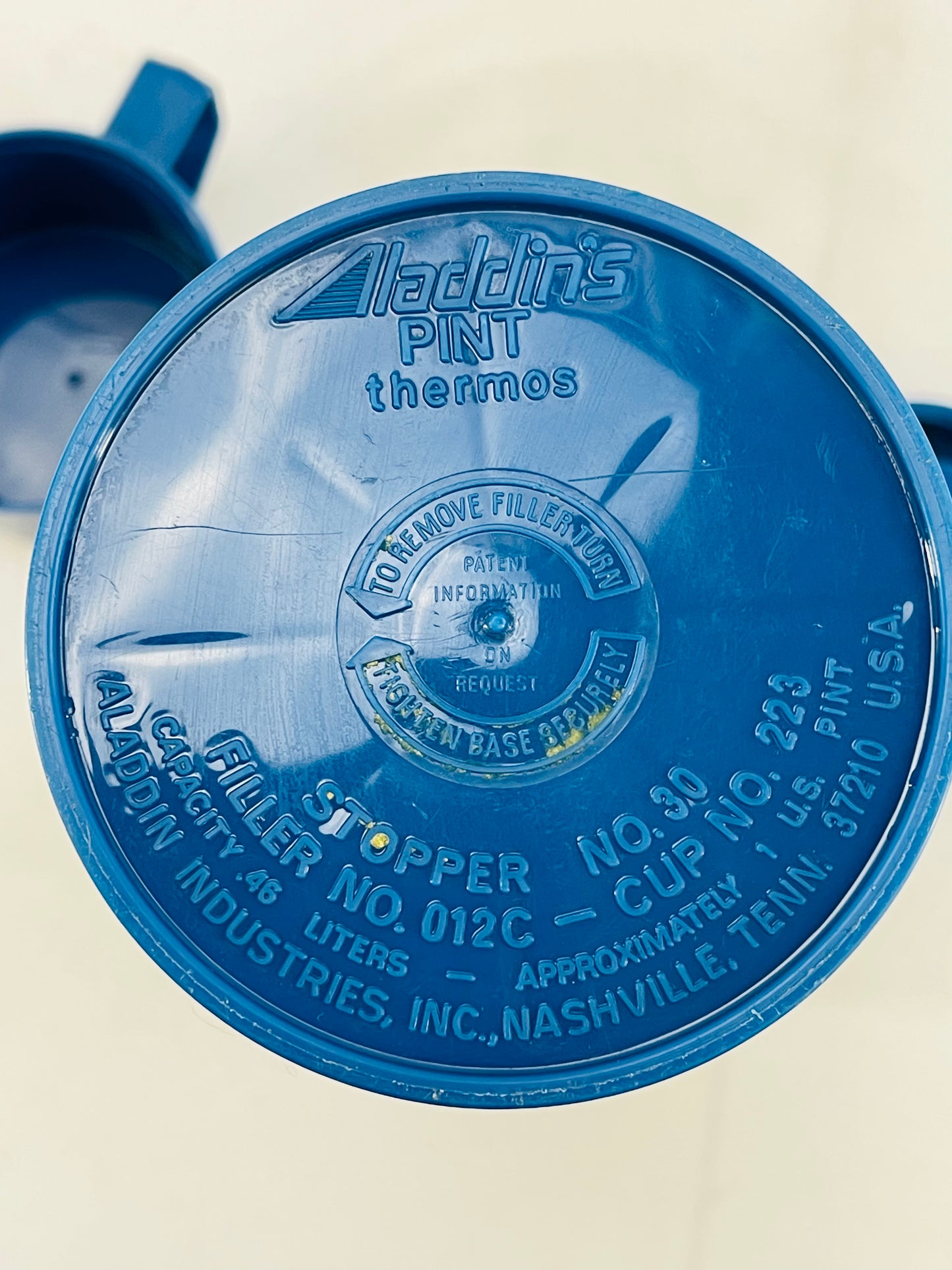 Aladdin Blue Thermos