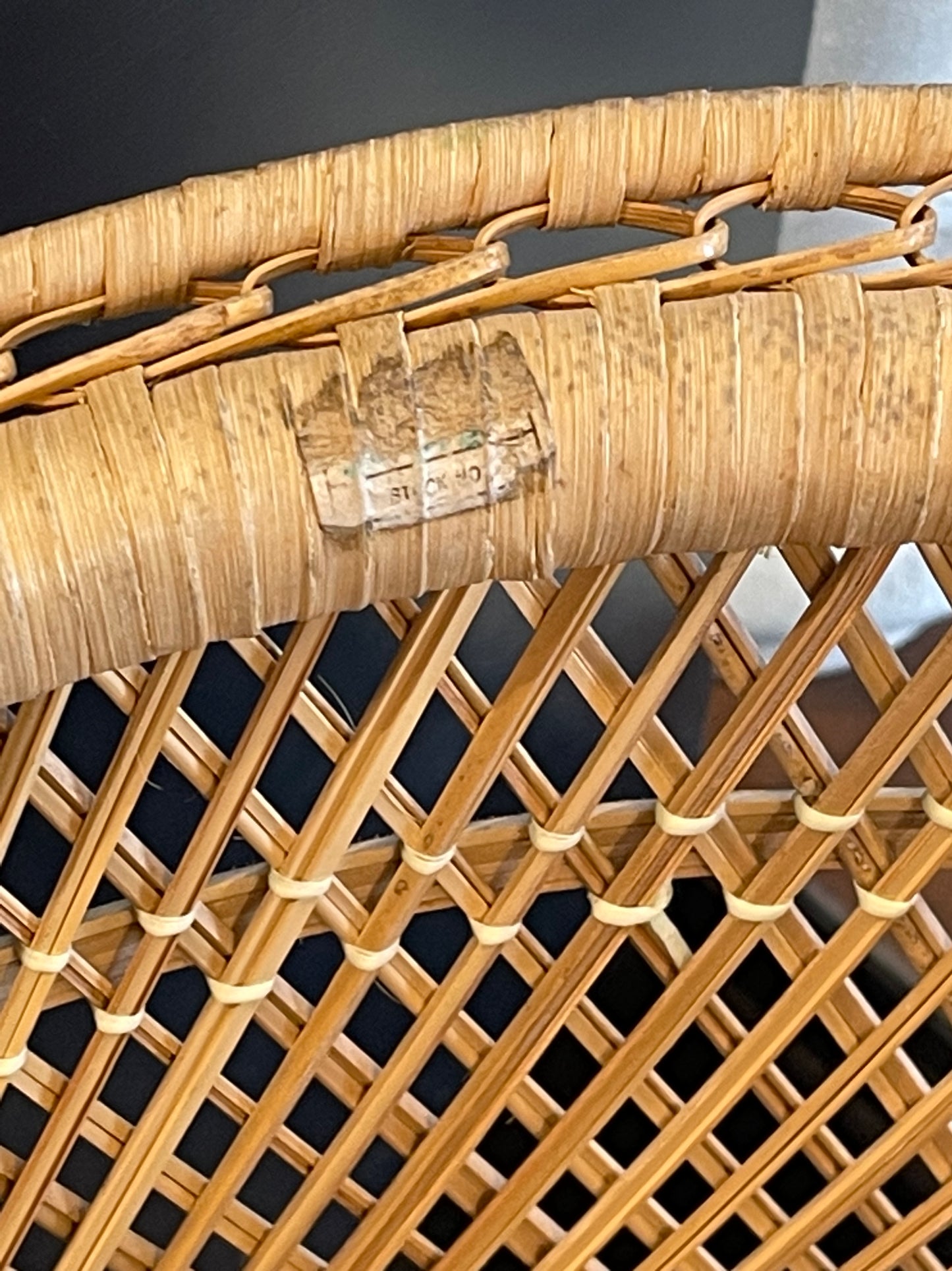 Rattan Barrel Chair