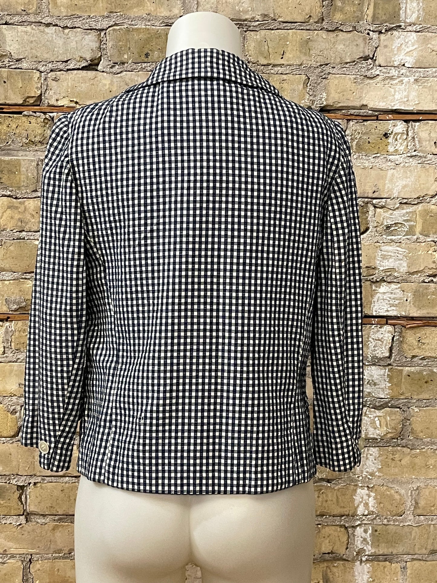 50s Gingham Blouse & Jacket
