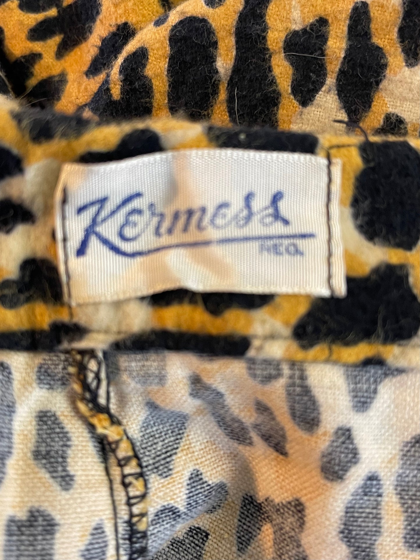 Kermess Leopard Capri Pants