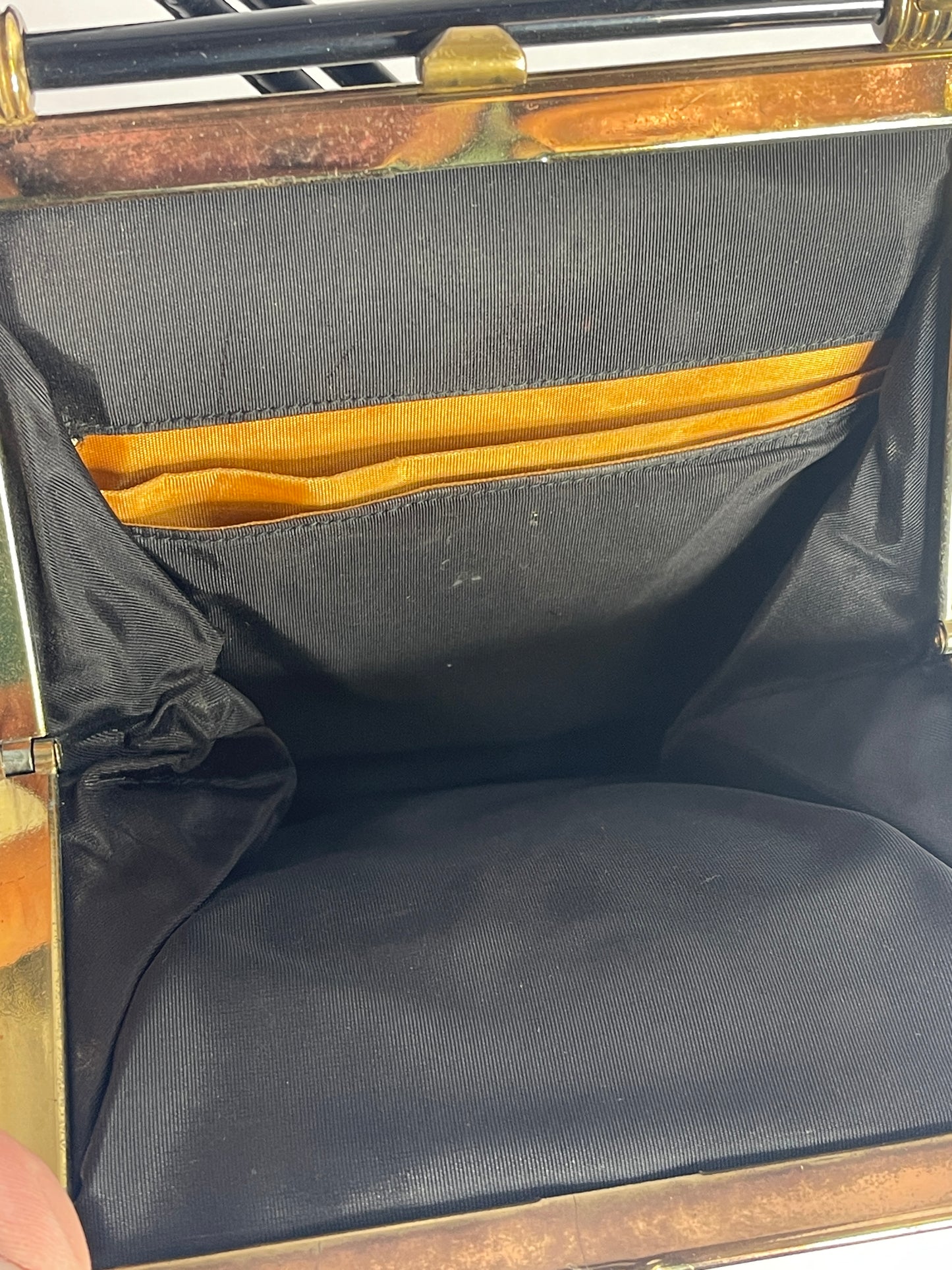 Matte Black Tall Handbag